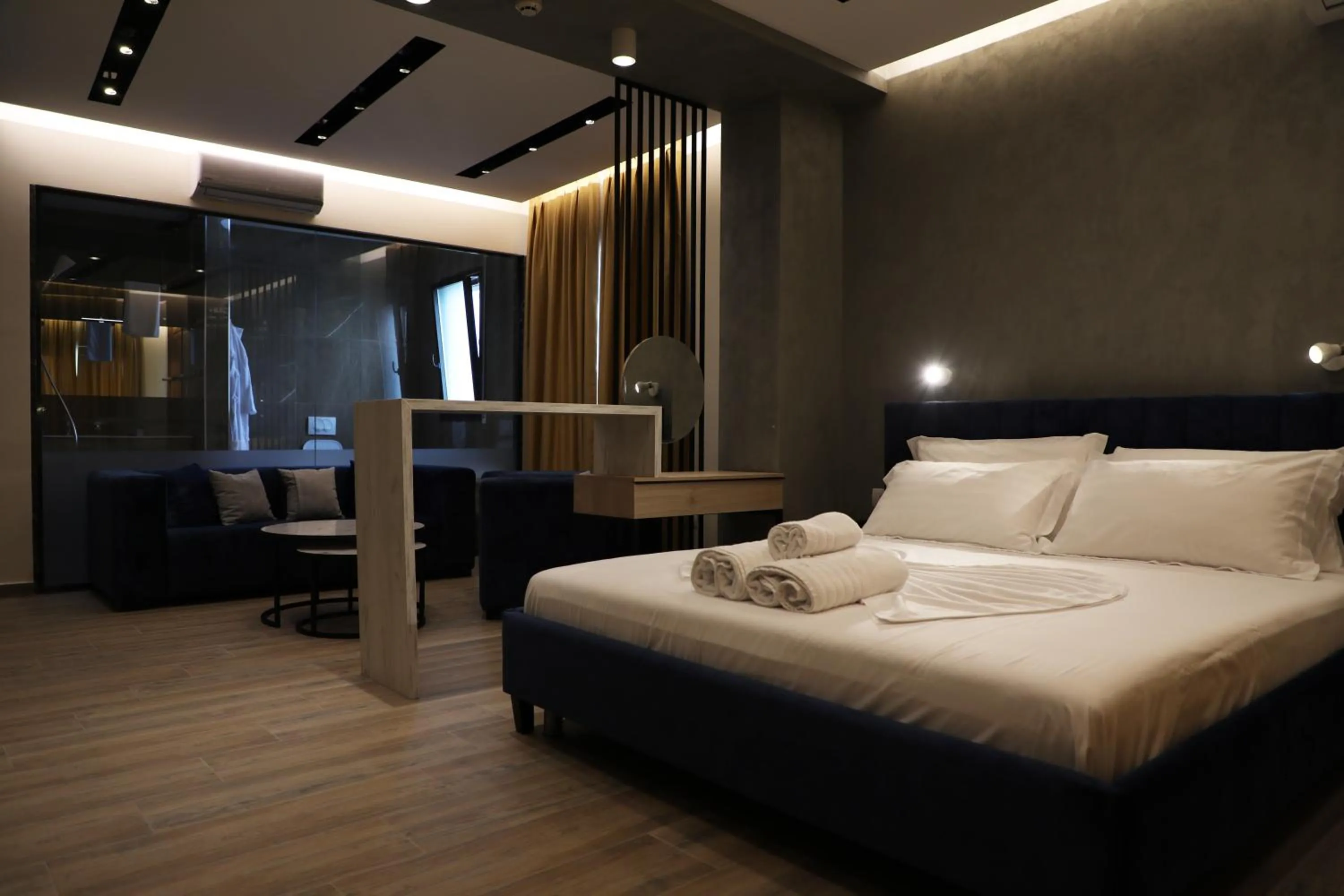Bedroom, Bed in Hotel Triumf Shengjin