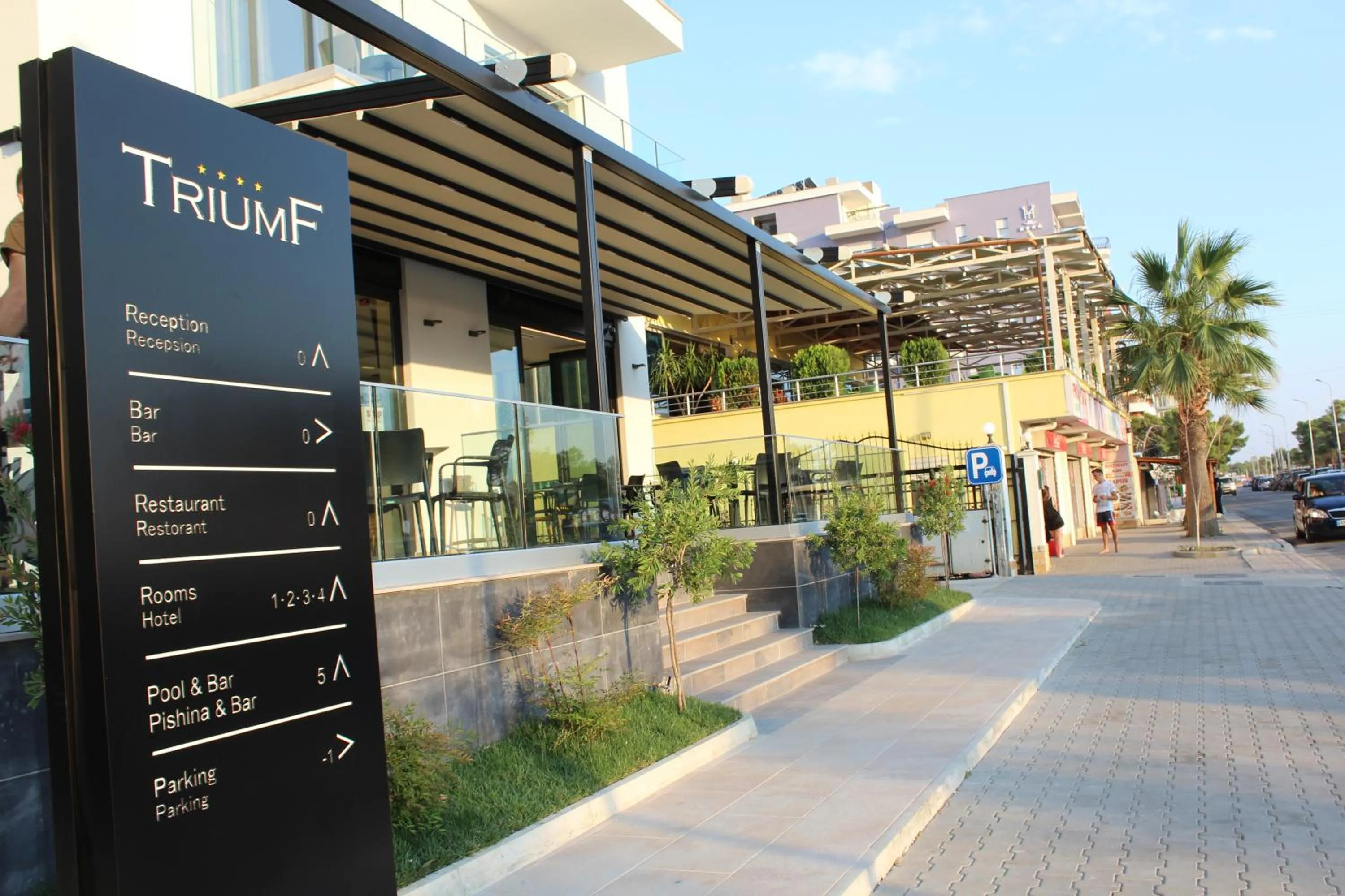 Property building in Hotel Triumf Shengjin