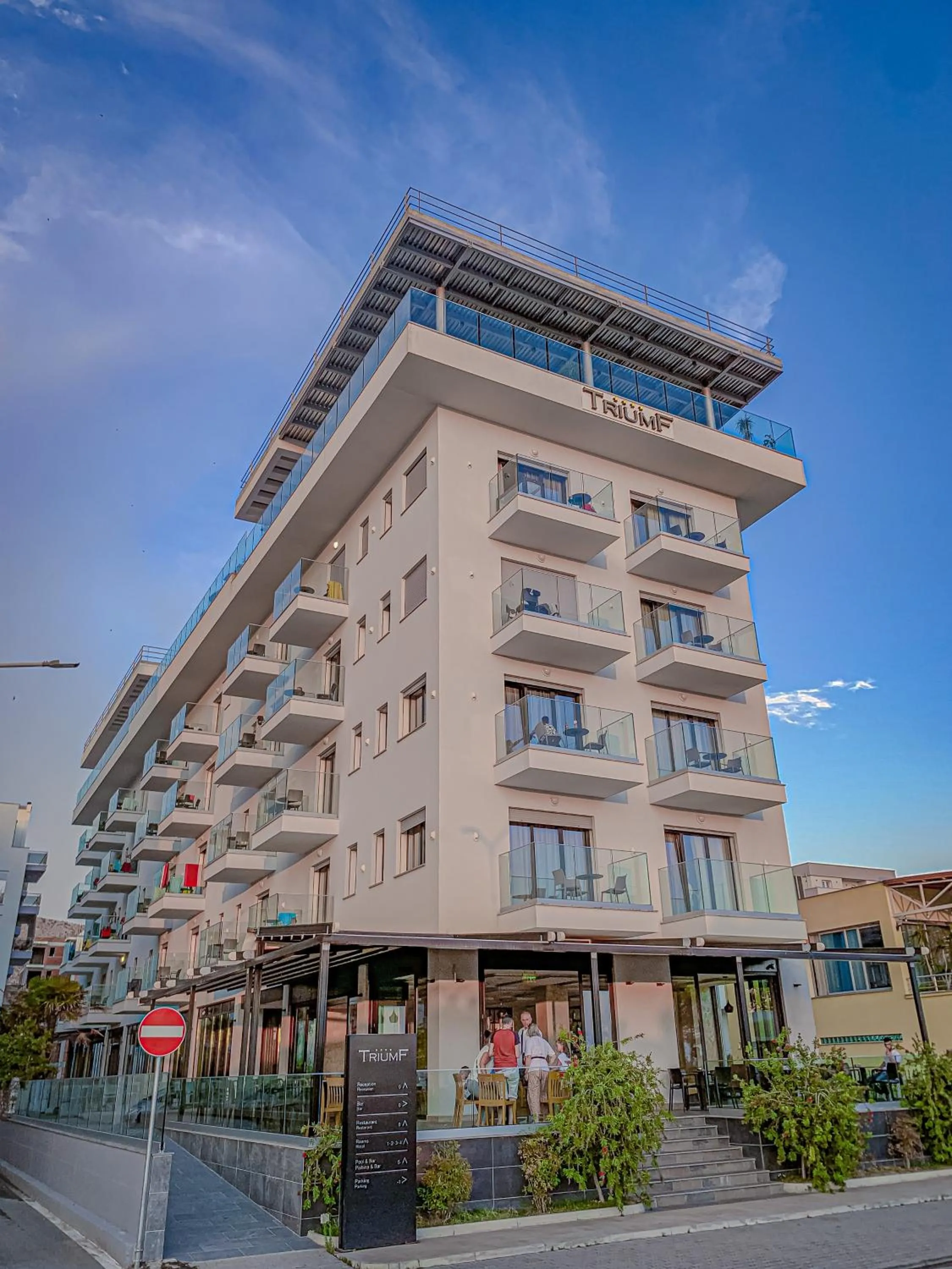 Property building in Hotel Triumf Shengjin