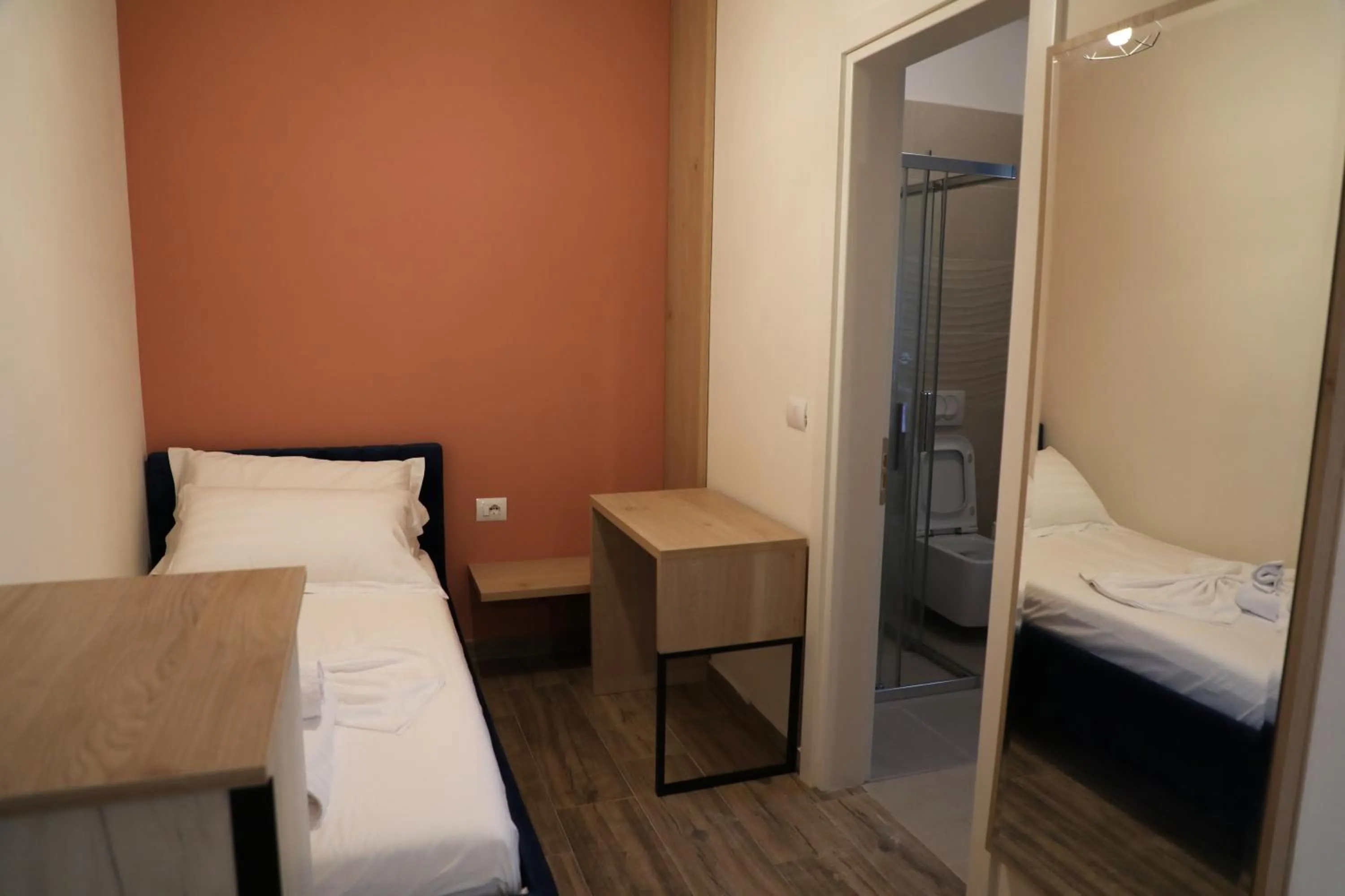 Bedroom, Bed in Hotel Triumf Shengjin