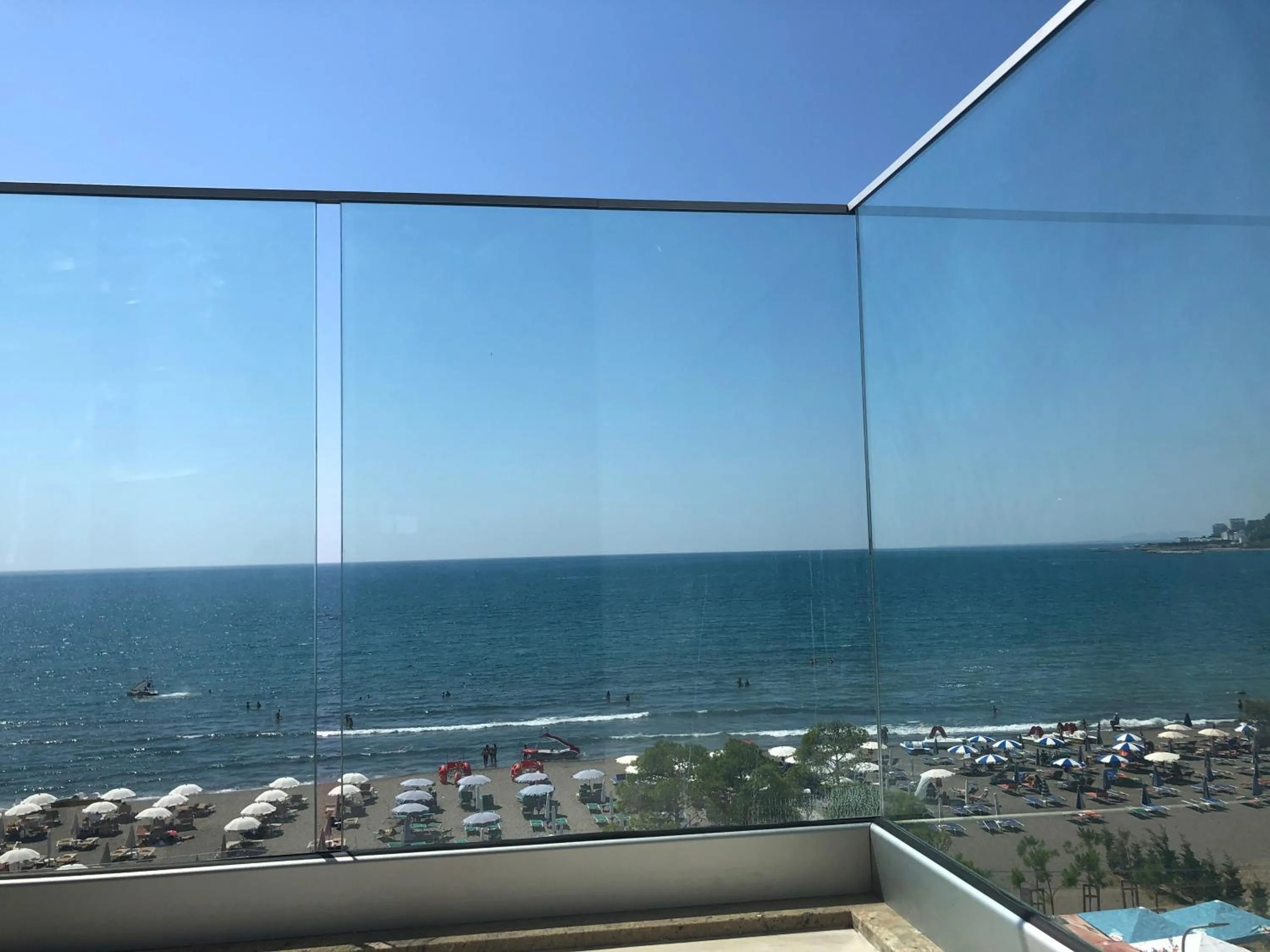 Sea view in Hotel Triumf Shengjin
