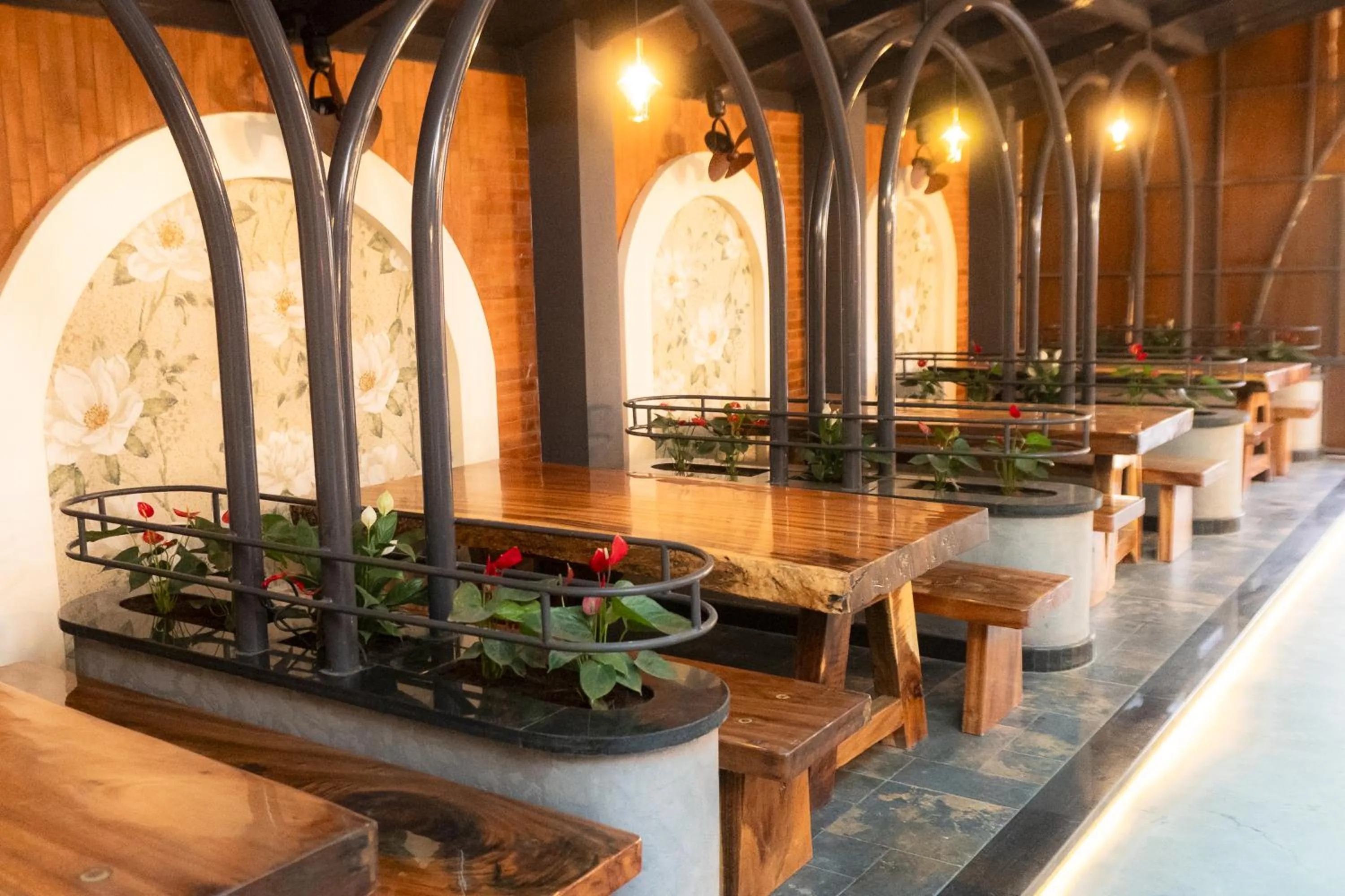 Restaurant/places to eat in Hotel Golden Amulya Rest Wings