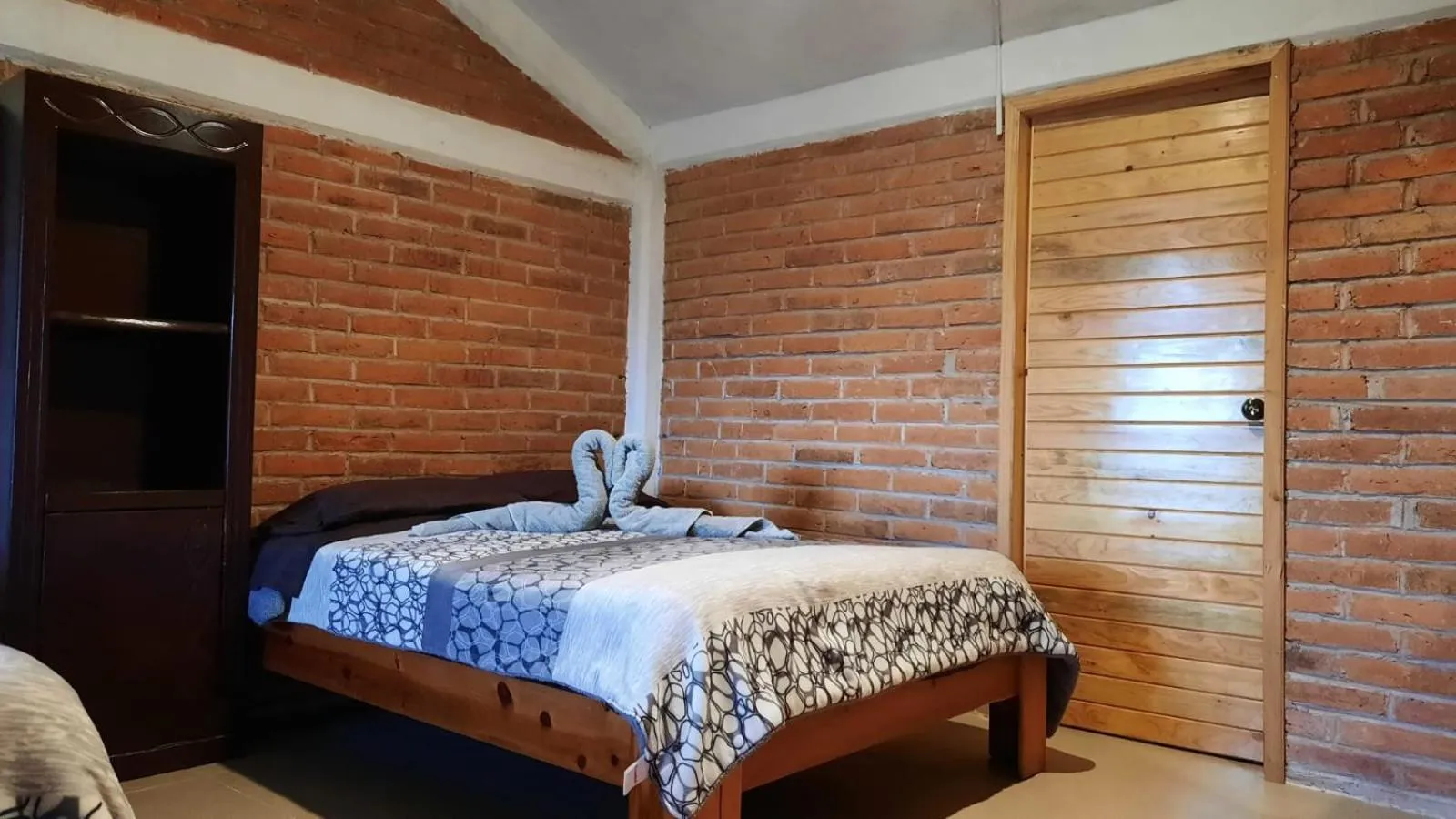 Bed in CABAÑAS TLAXCO LA LOMA