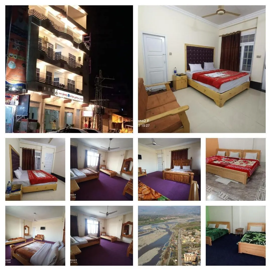 Bed in FR Darya E Swat Hotel