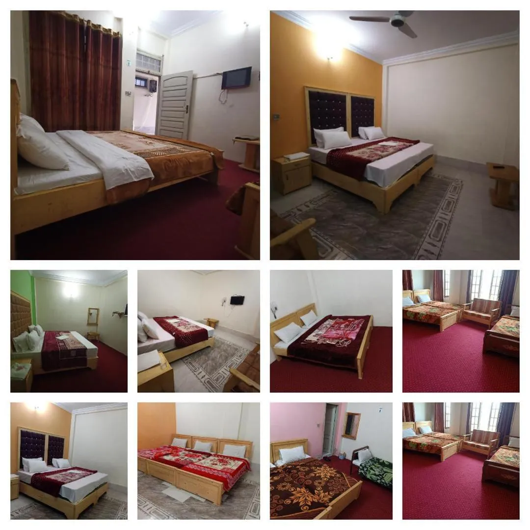 Bed in FR Darya E Swat Hotel