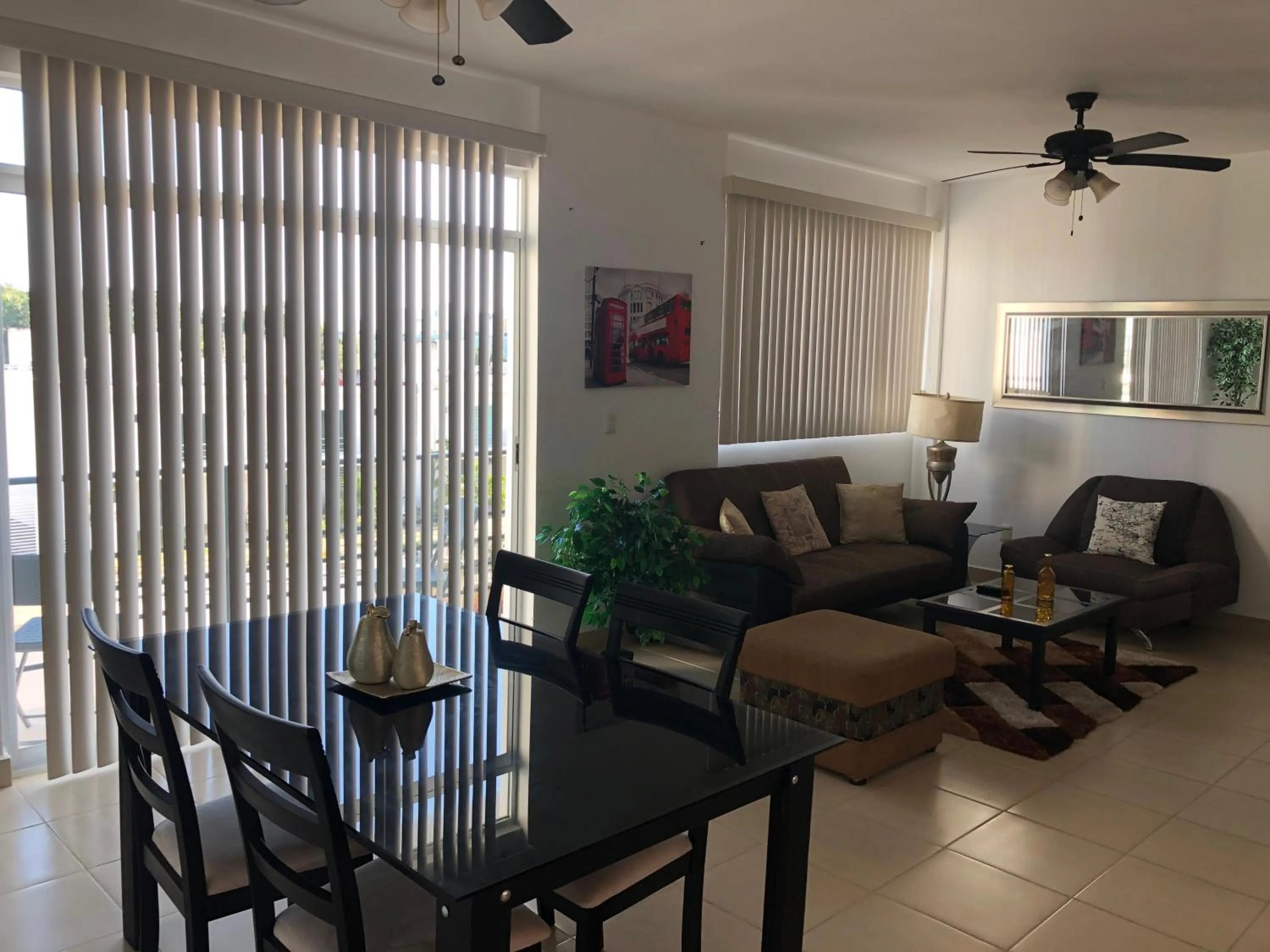 Living room in PLAYA SUITES apartment