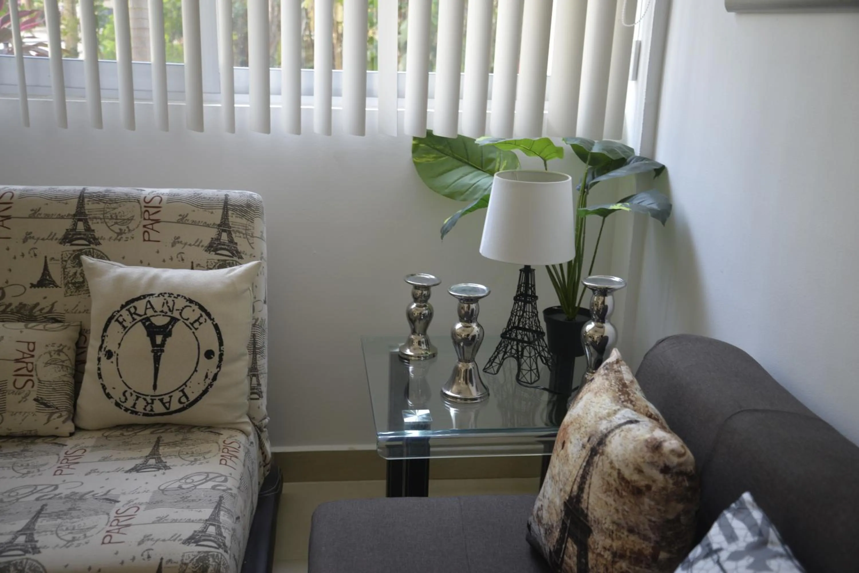 Living room in PLAYA SUITES apartment