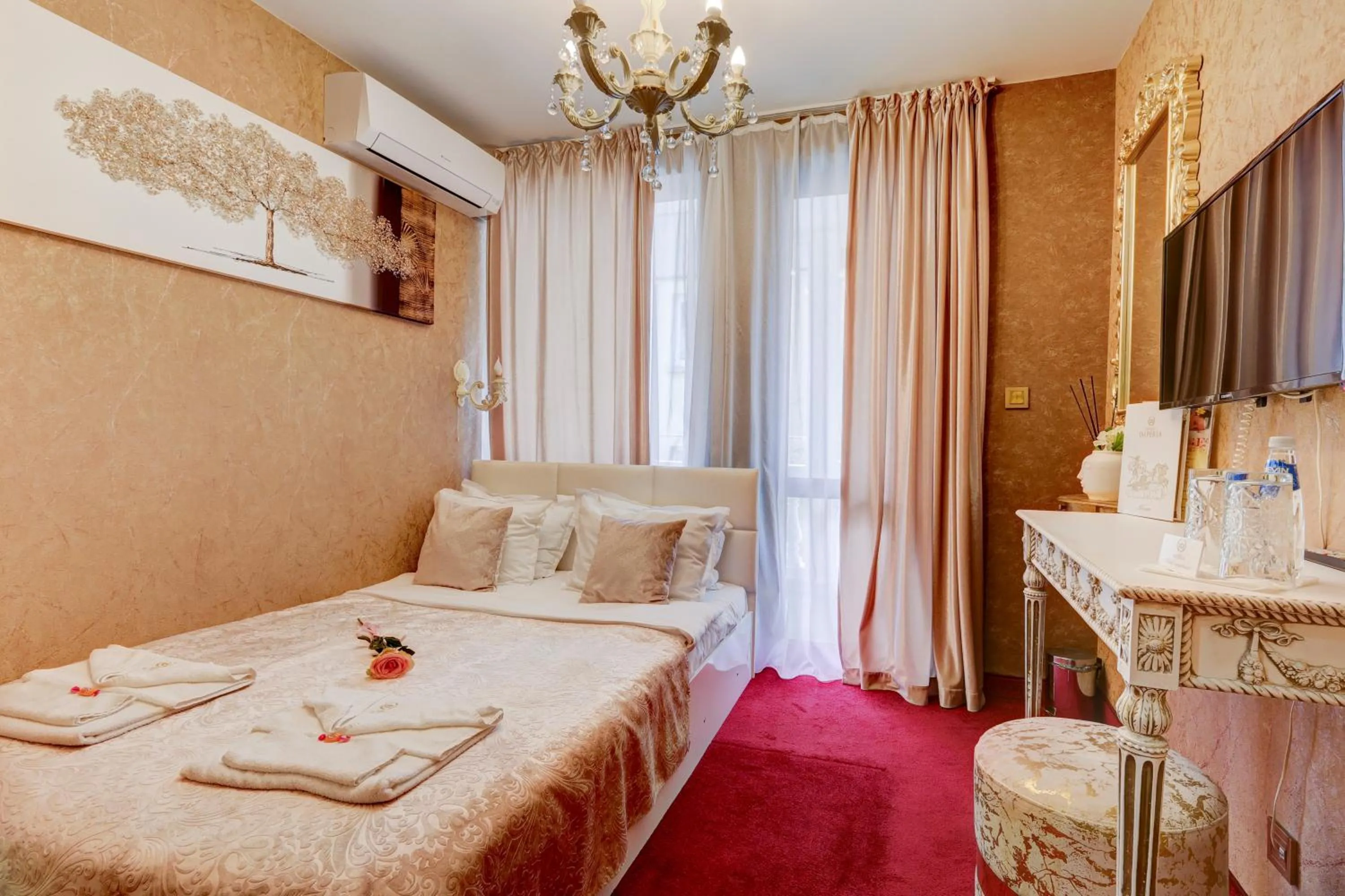 Bed in Hotel IMPERIA