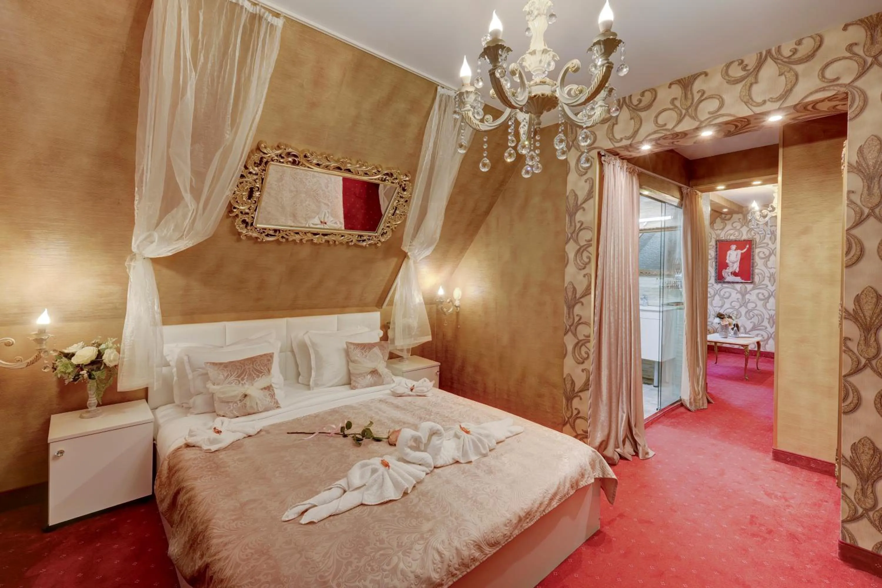 Bed in Hotel IMPERIA