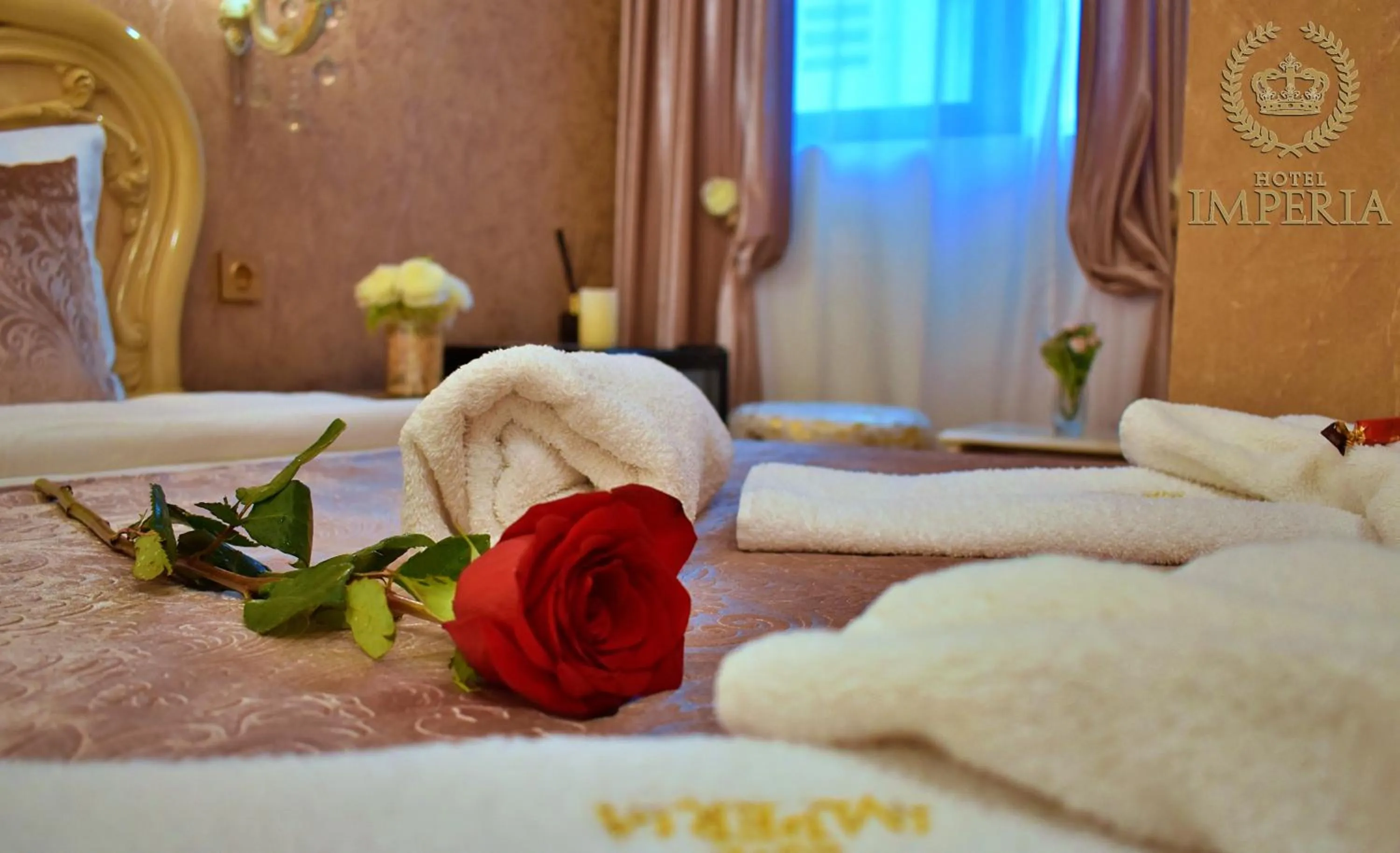 Bed in Hotel IMPERIA