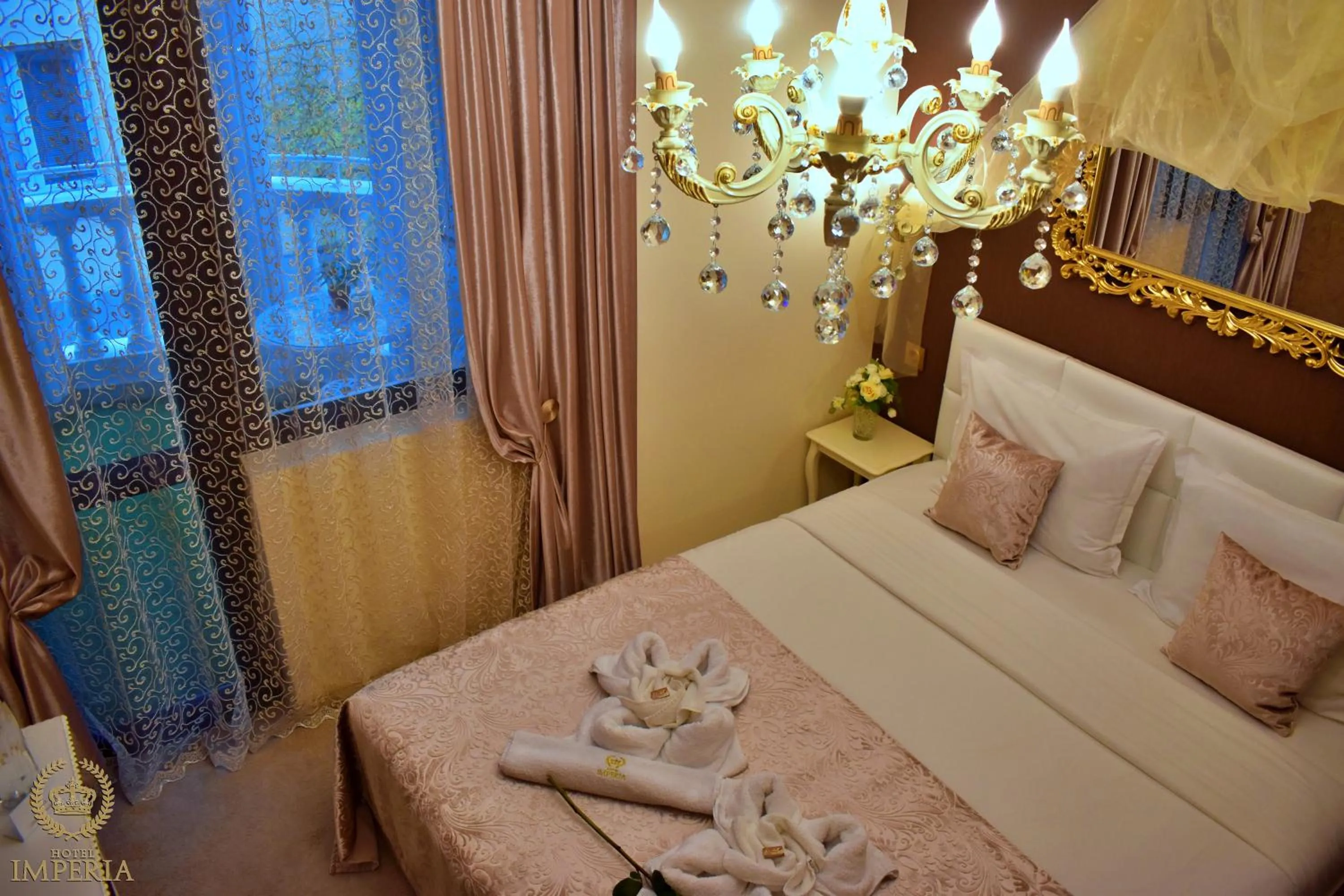 Bed in Hotel IMPERIA