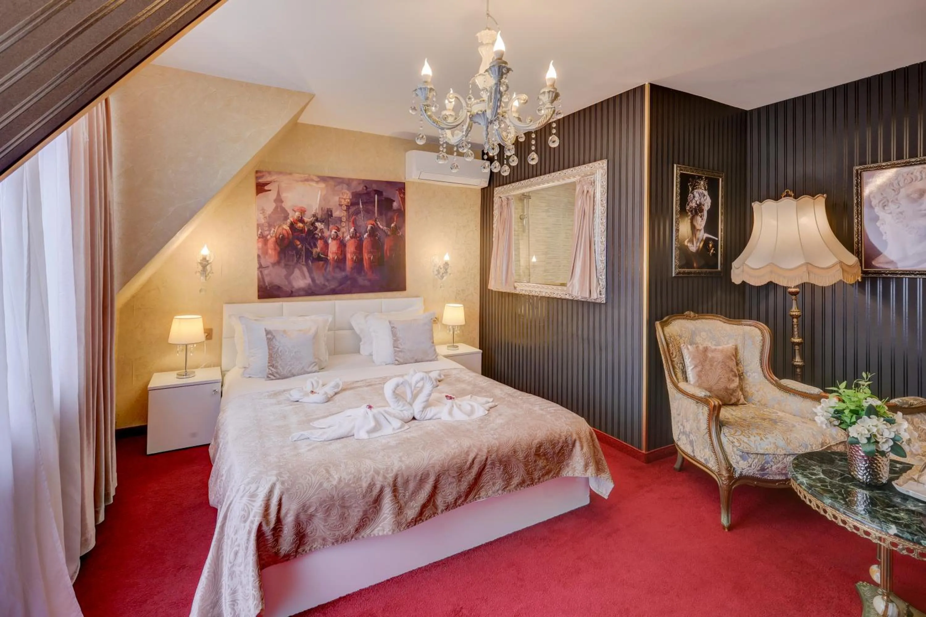 Bed in Hotel IMPERIA