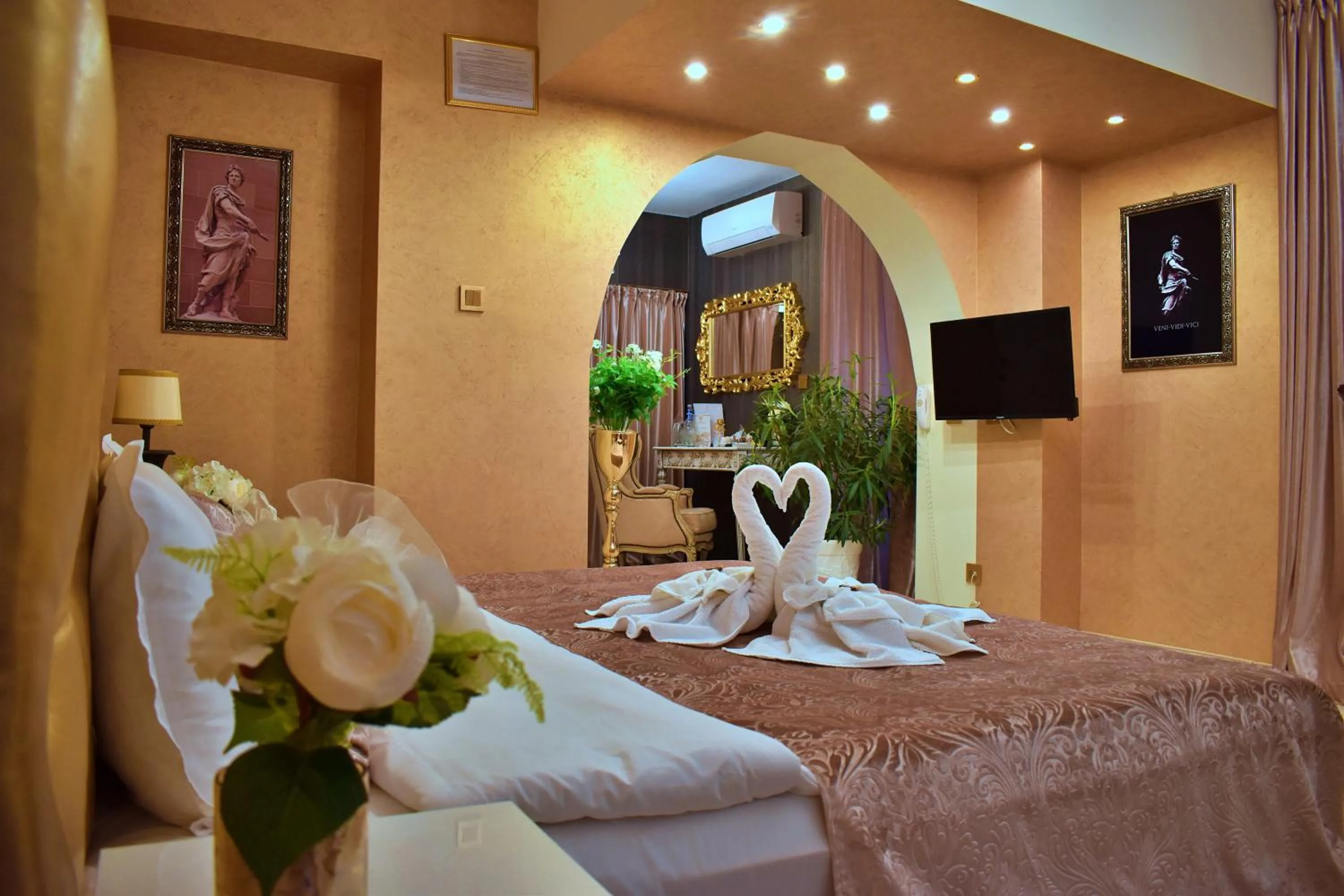 Bed in Hotel IMPERIA