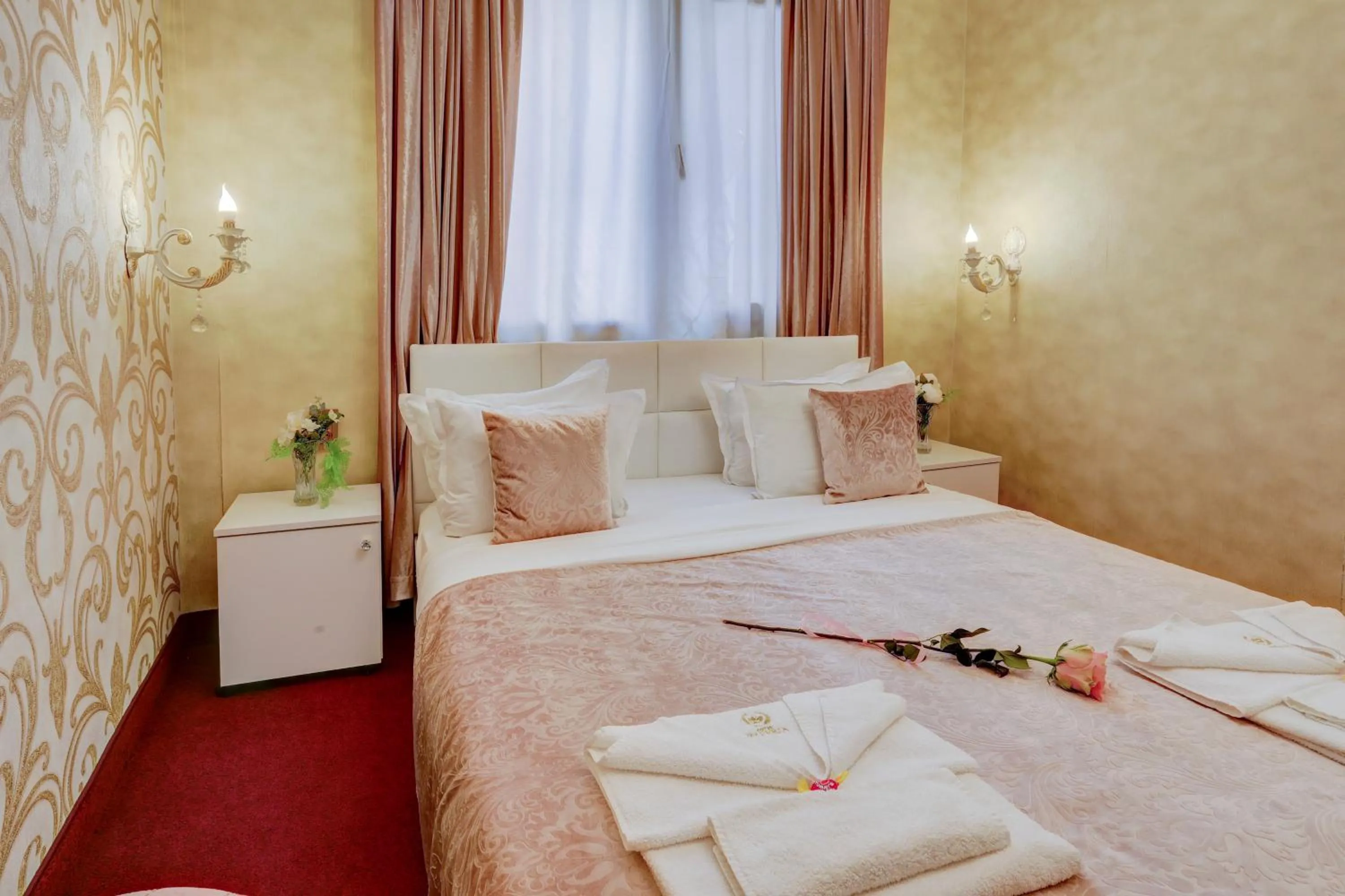 Bed in Hotel IMPERIA