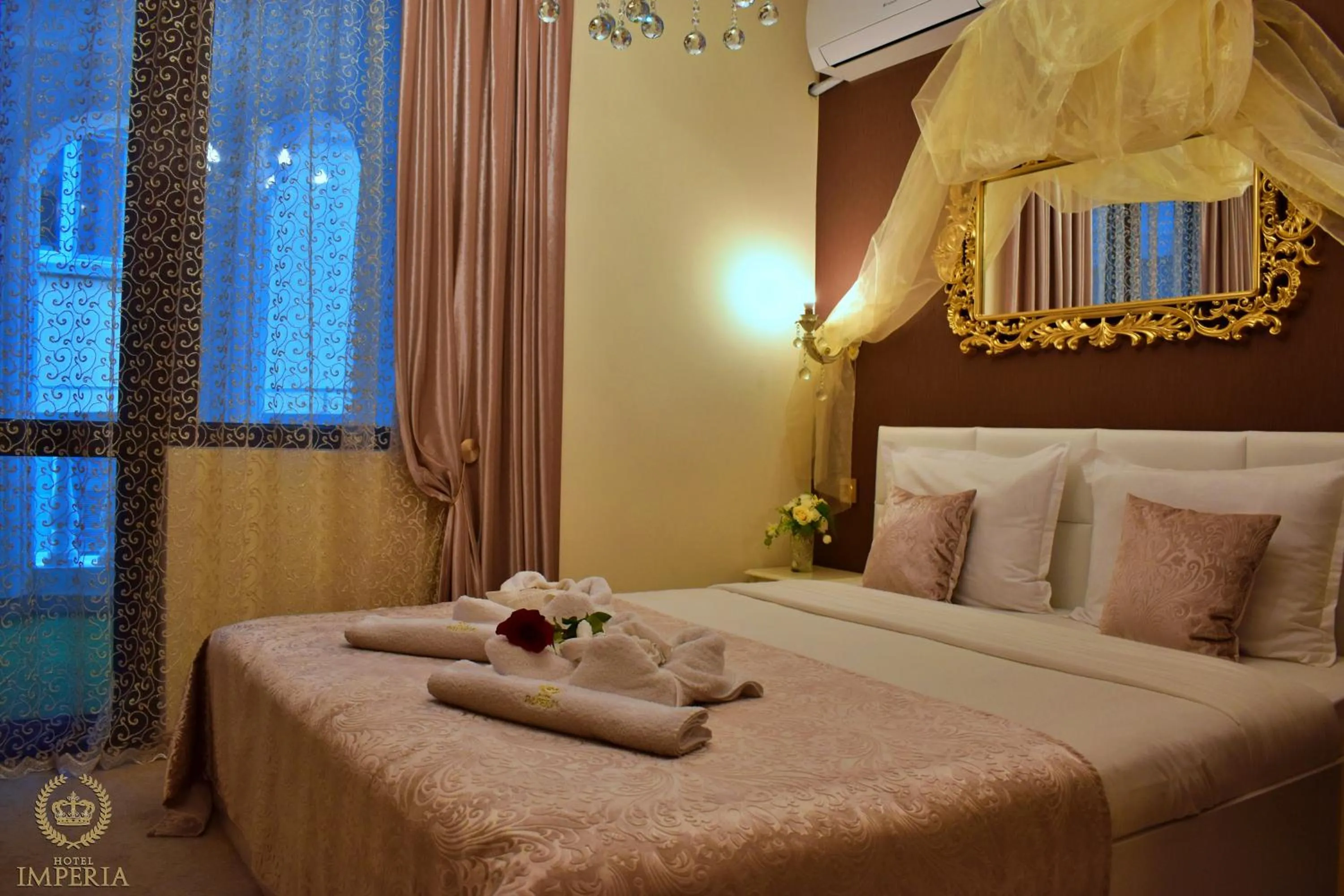 Bed in Hotel IMPERIA