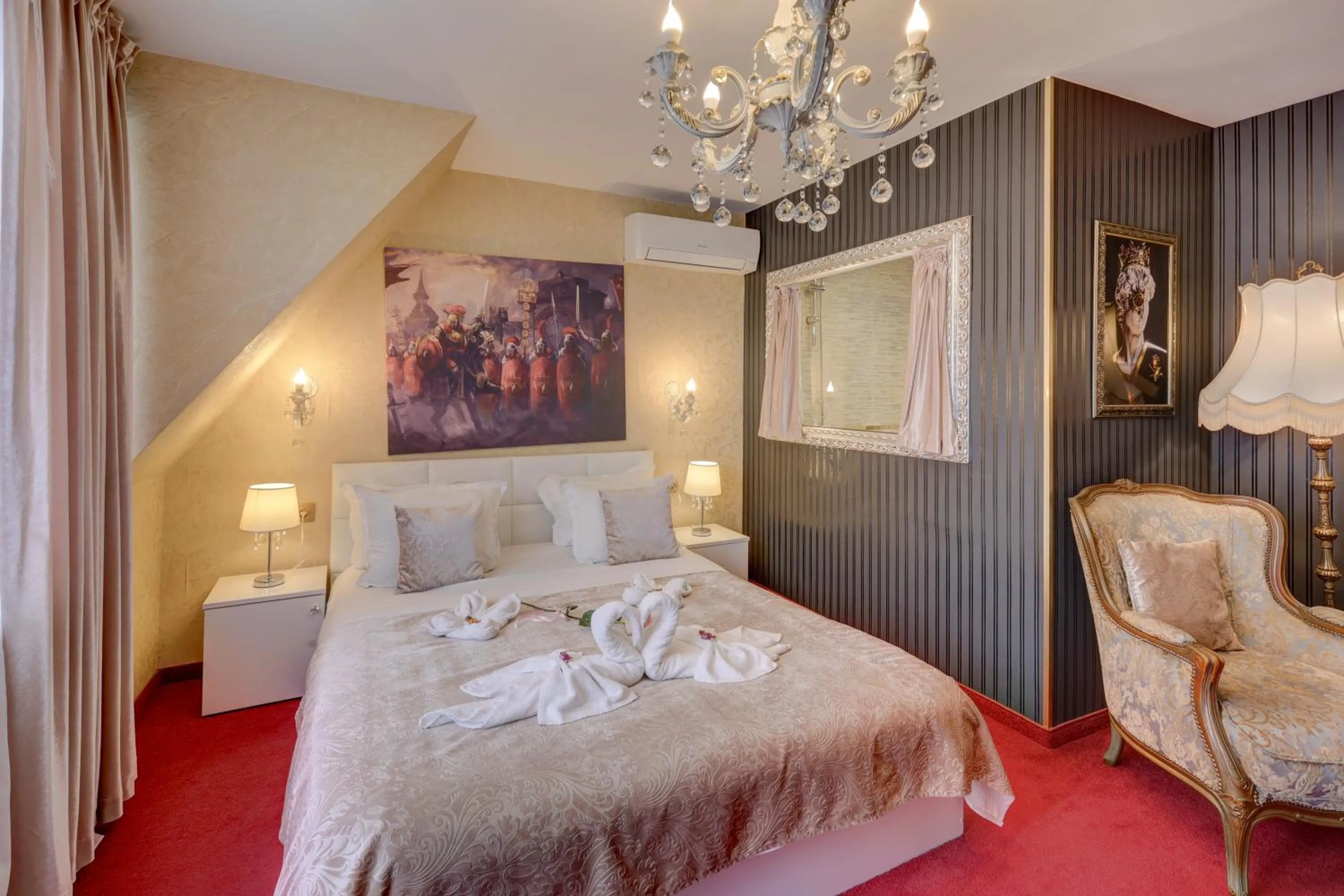 Bed in Hotel IMPERIA