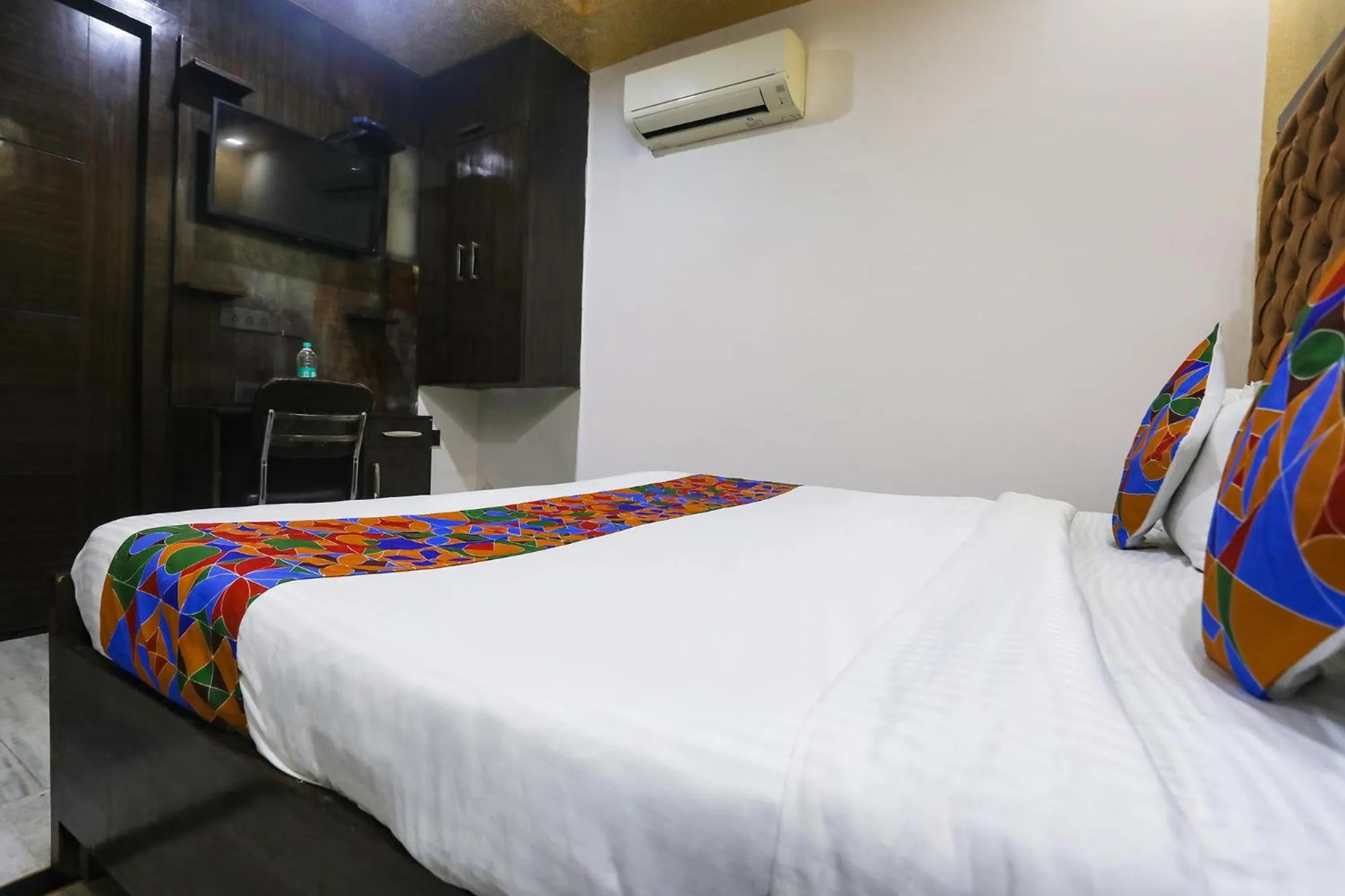 Bed in FabHotel NK Residency
