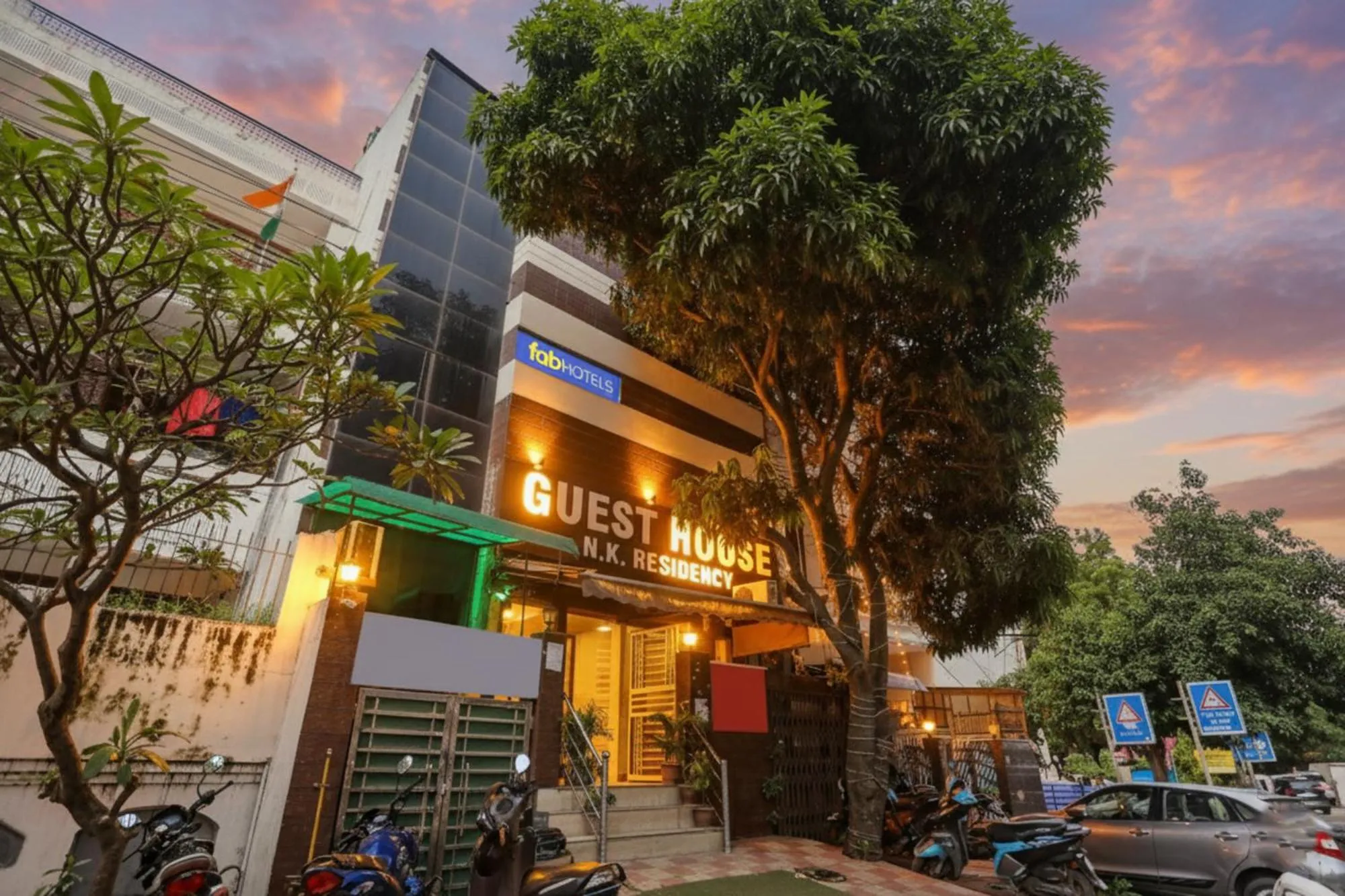 Facade/entrance in FabHotel NK Residency