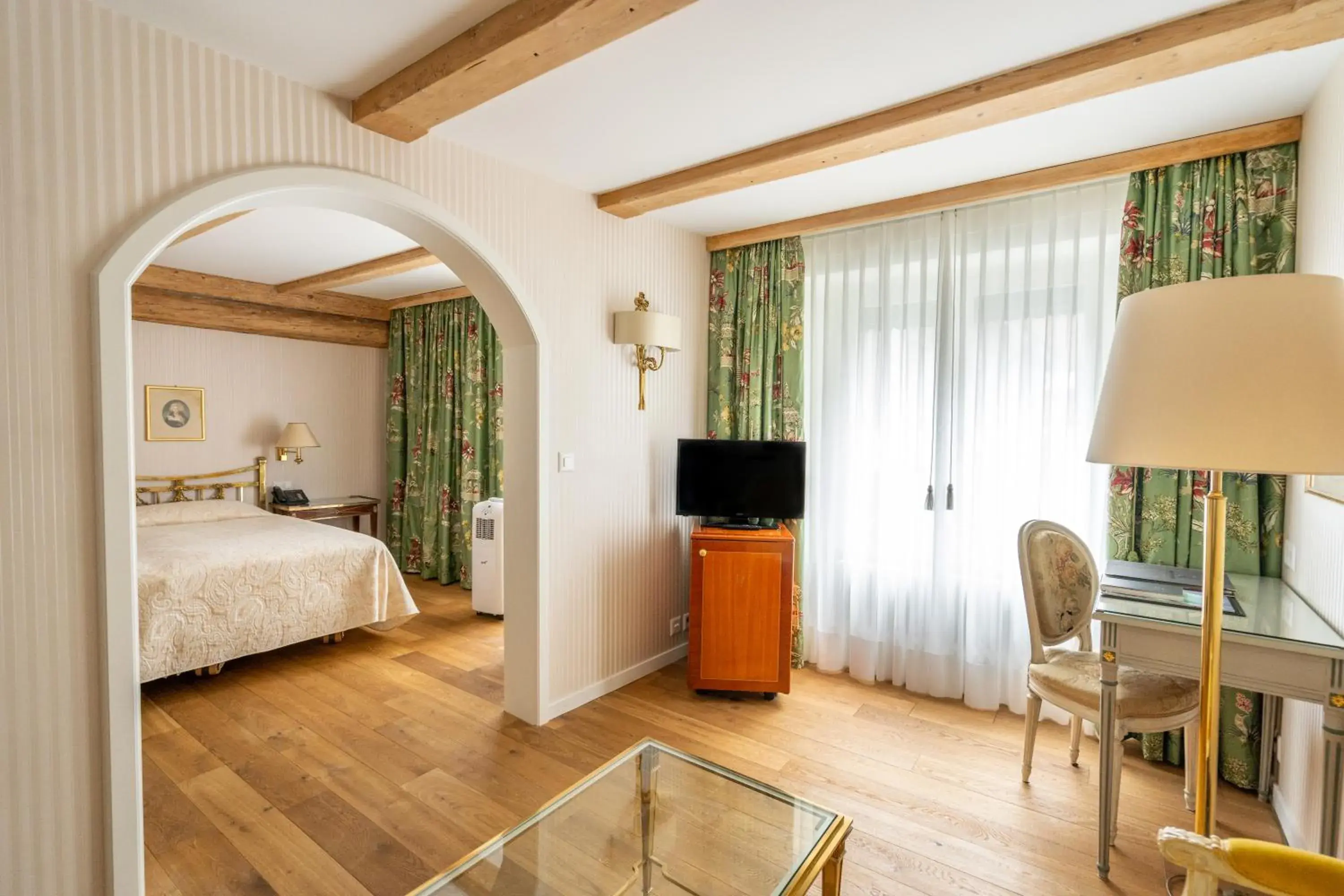 Bed in Romantik Hotel Wilden Mann Luzern Bed in Romantik Hotel Wilden Mann Luzern