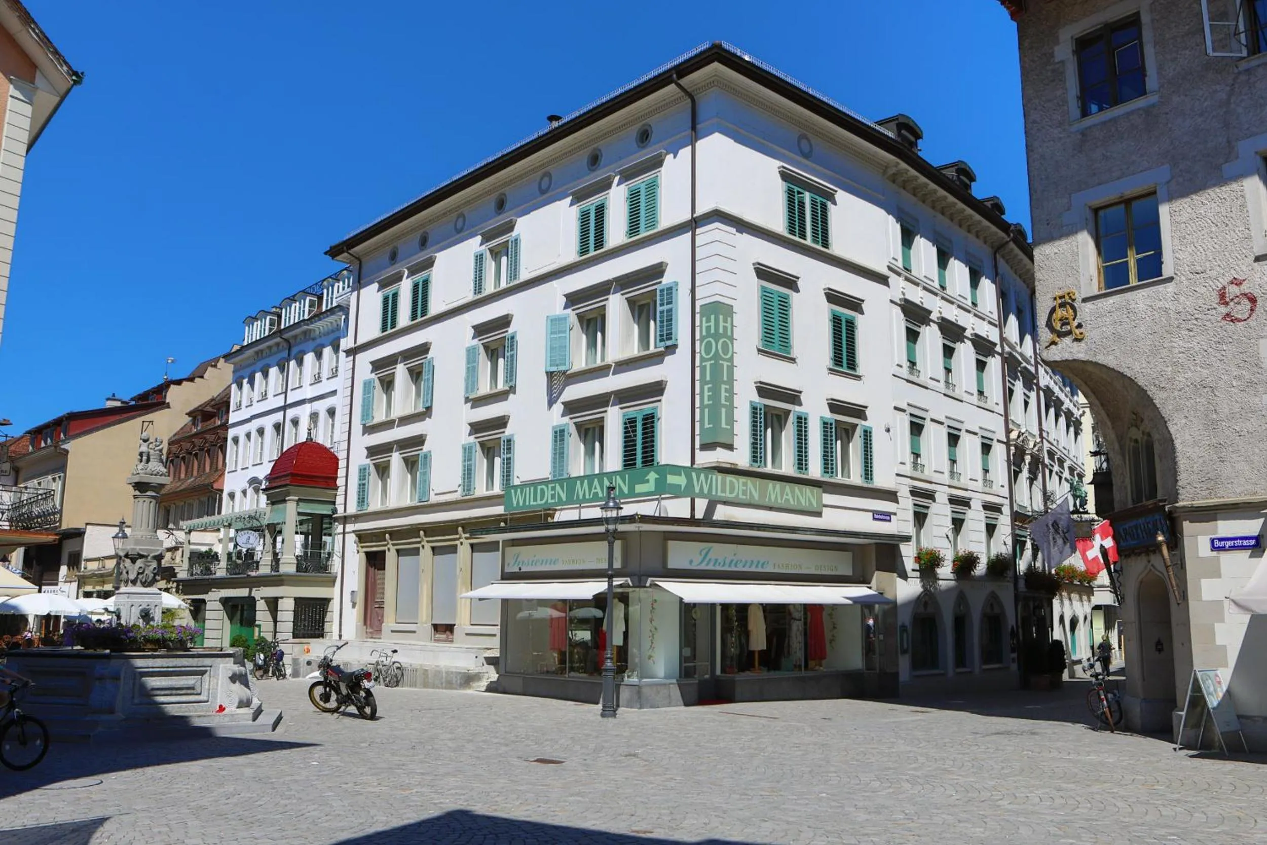 Property building in Romantik Hotel Wilden Mann Luzern