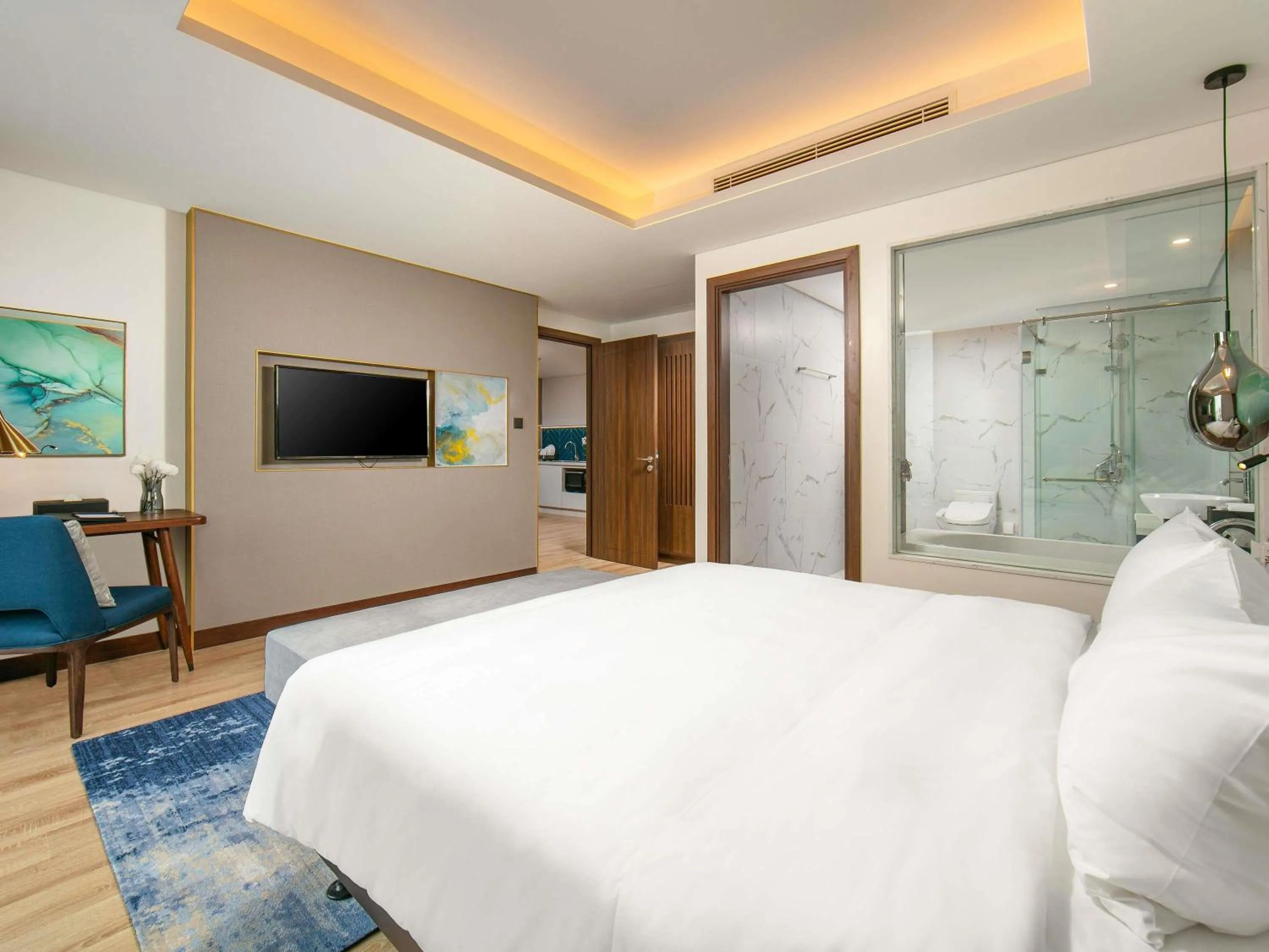 Bedroom, Bed in Mövenpick Living West Hanoi