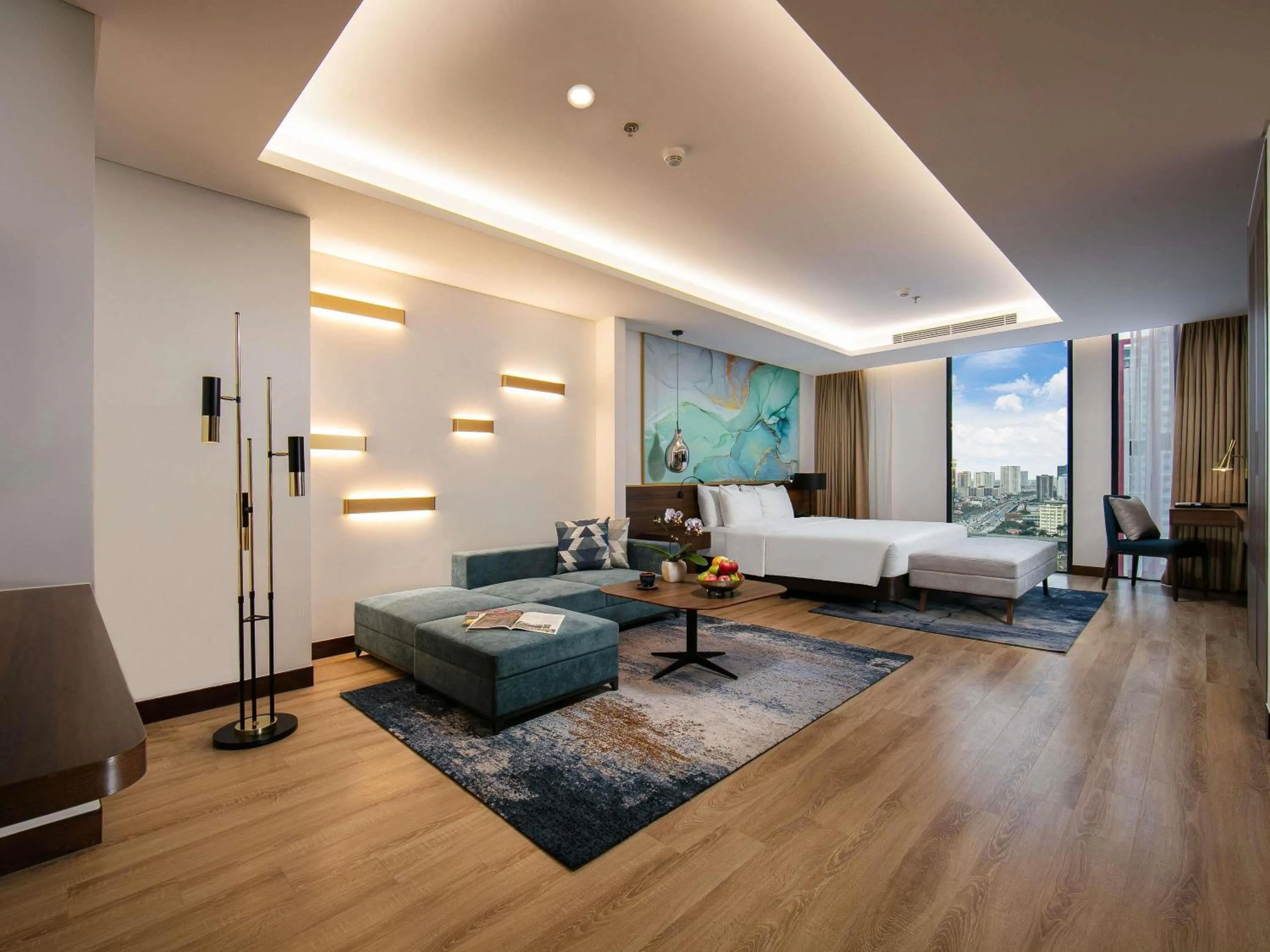 Bedroom, Bed in Mövenpick Living West Hanoi