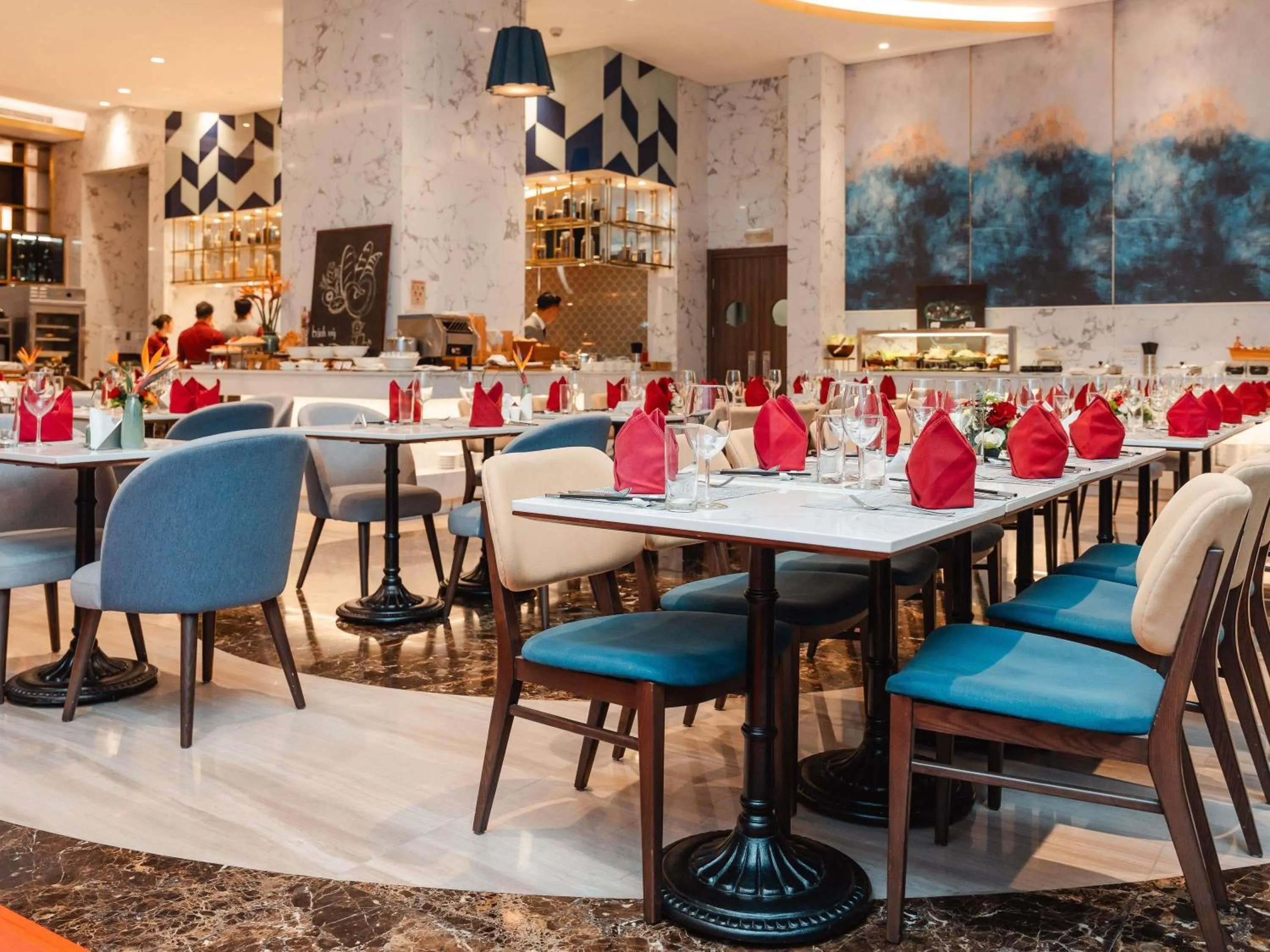 Breakfast in Mövenpick Living West Hanoi