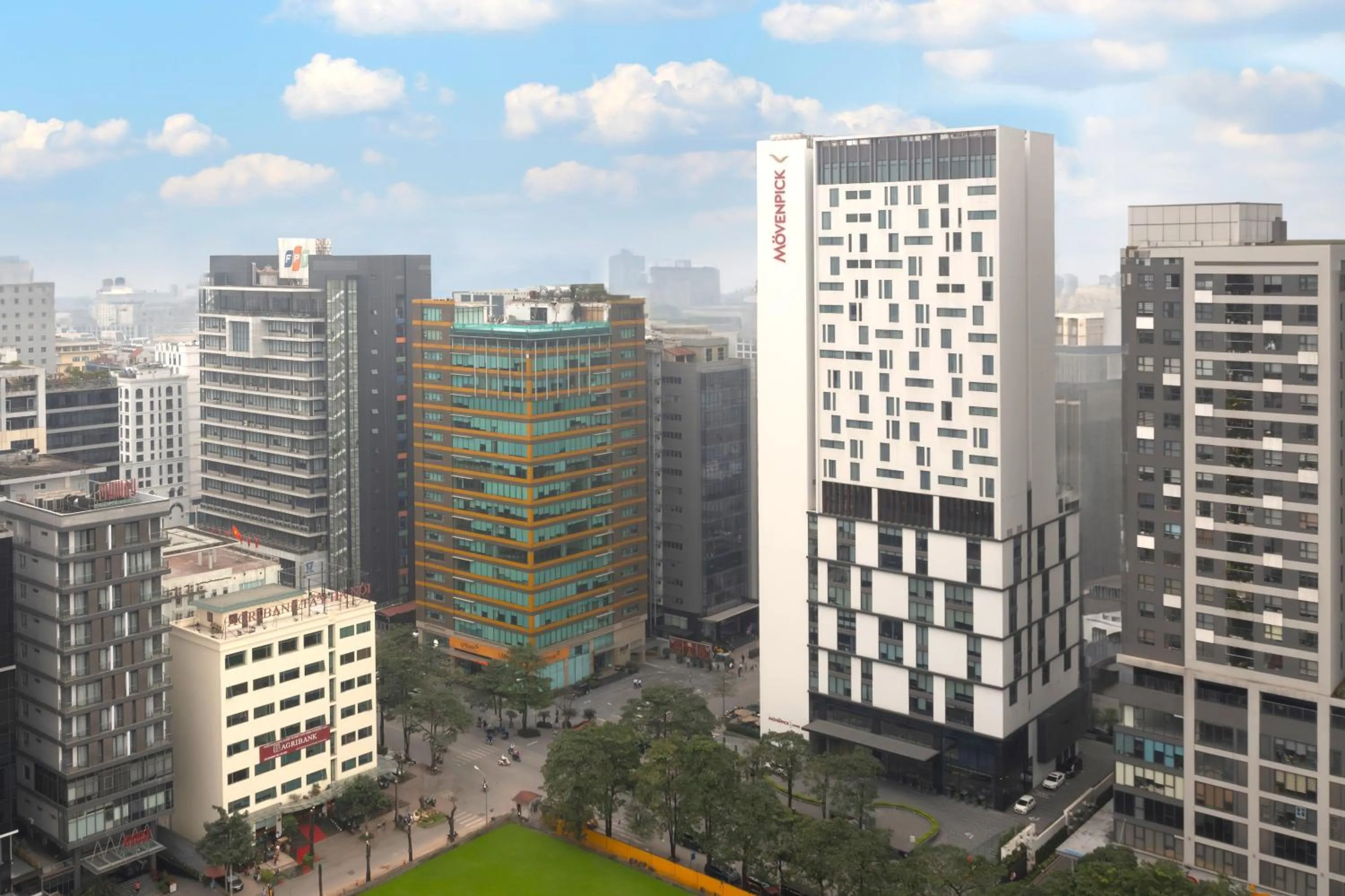 Property building in Mövenpick Living West Hanoi