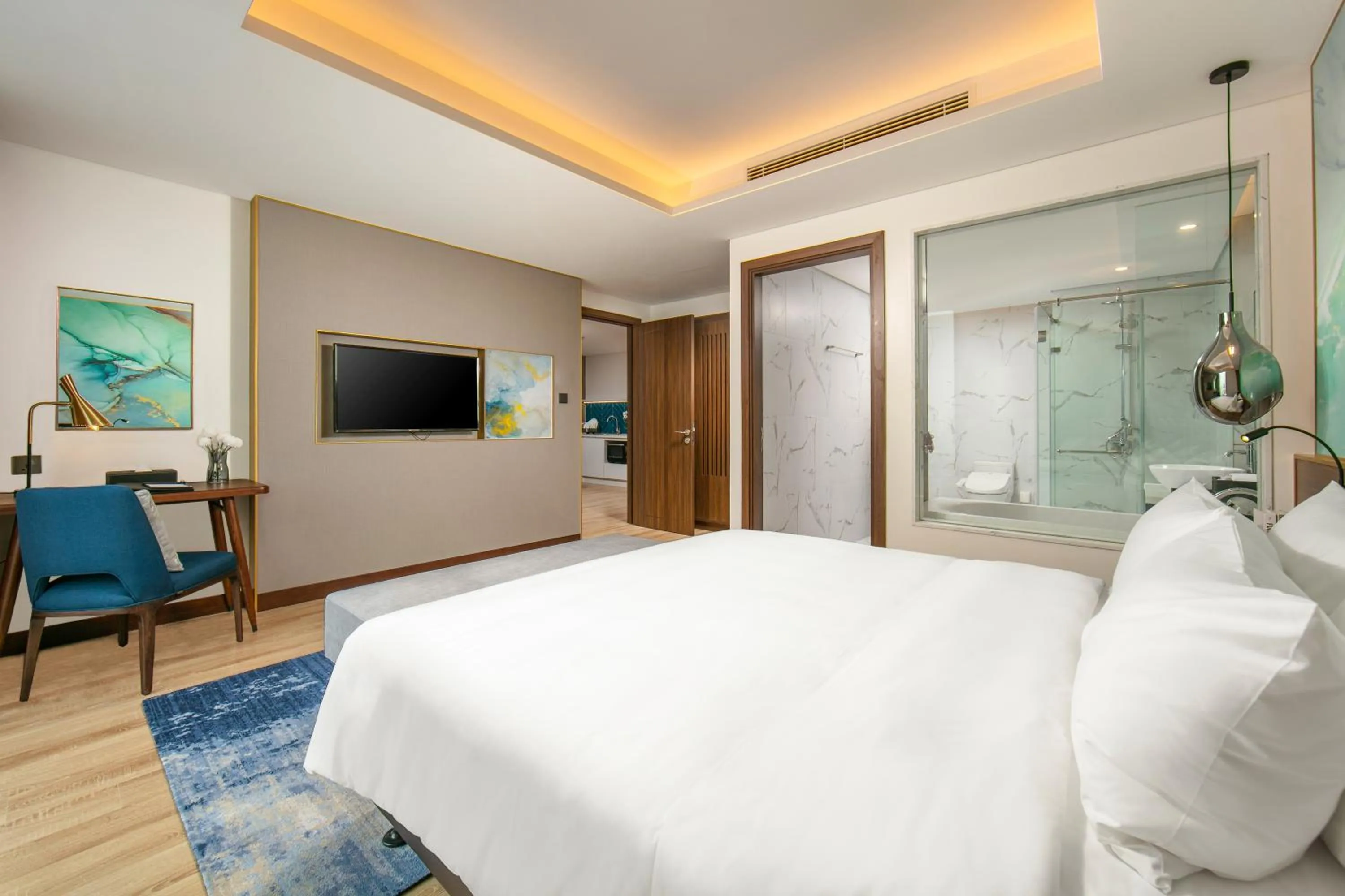 Bedroom, Bed in Mövenpick Living West Hanoi