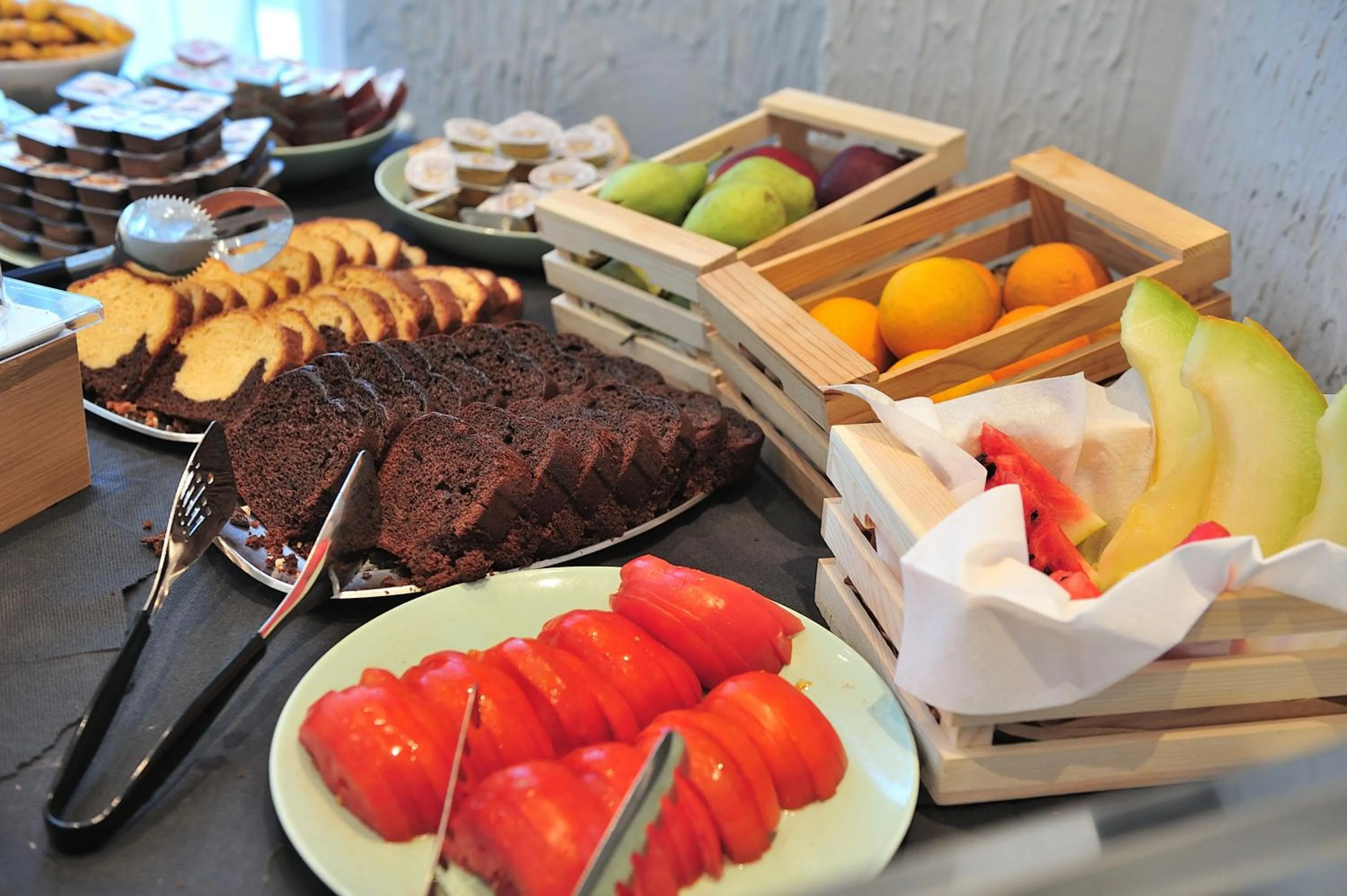 Buffet breakfast in Anamar Skiathos Hotel