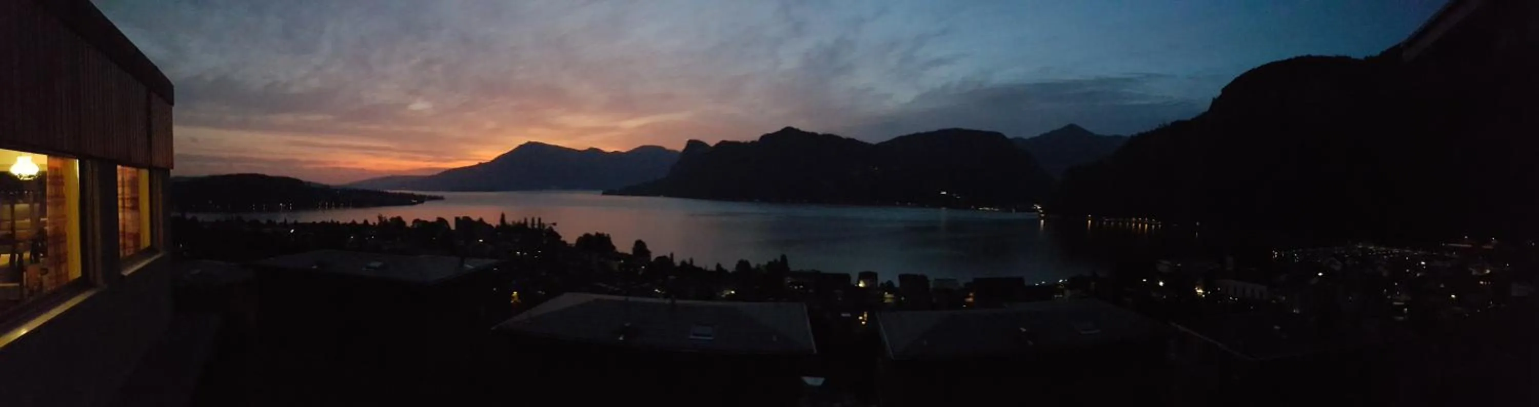 Sunset in Hotel Roggerli