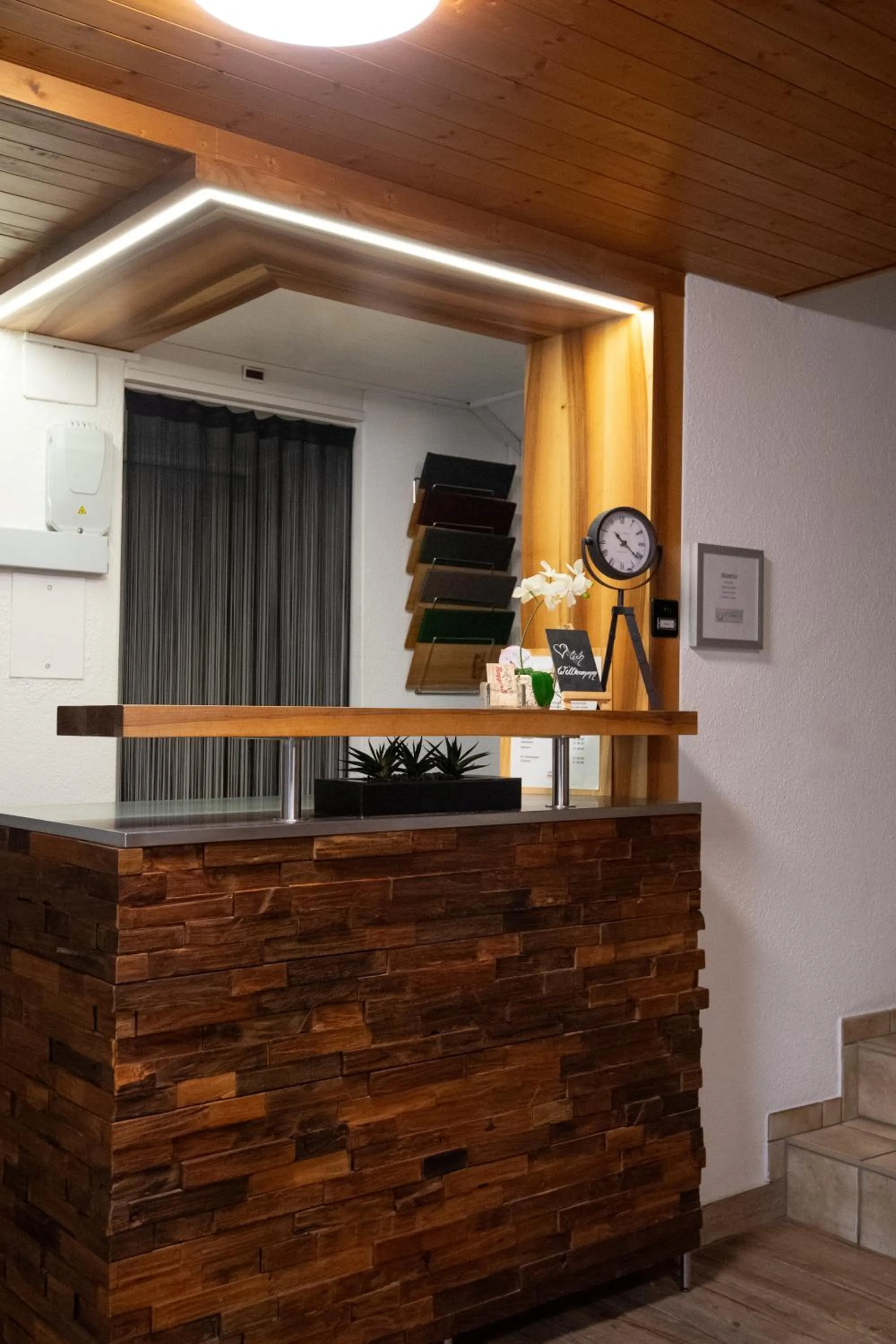 Lobby or reception in Hotel Roggerli