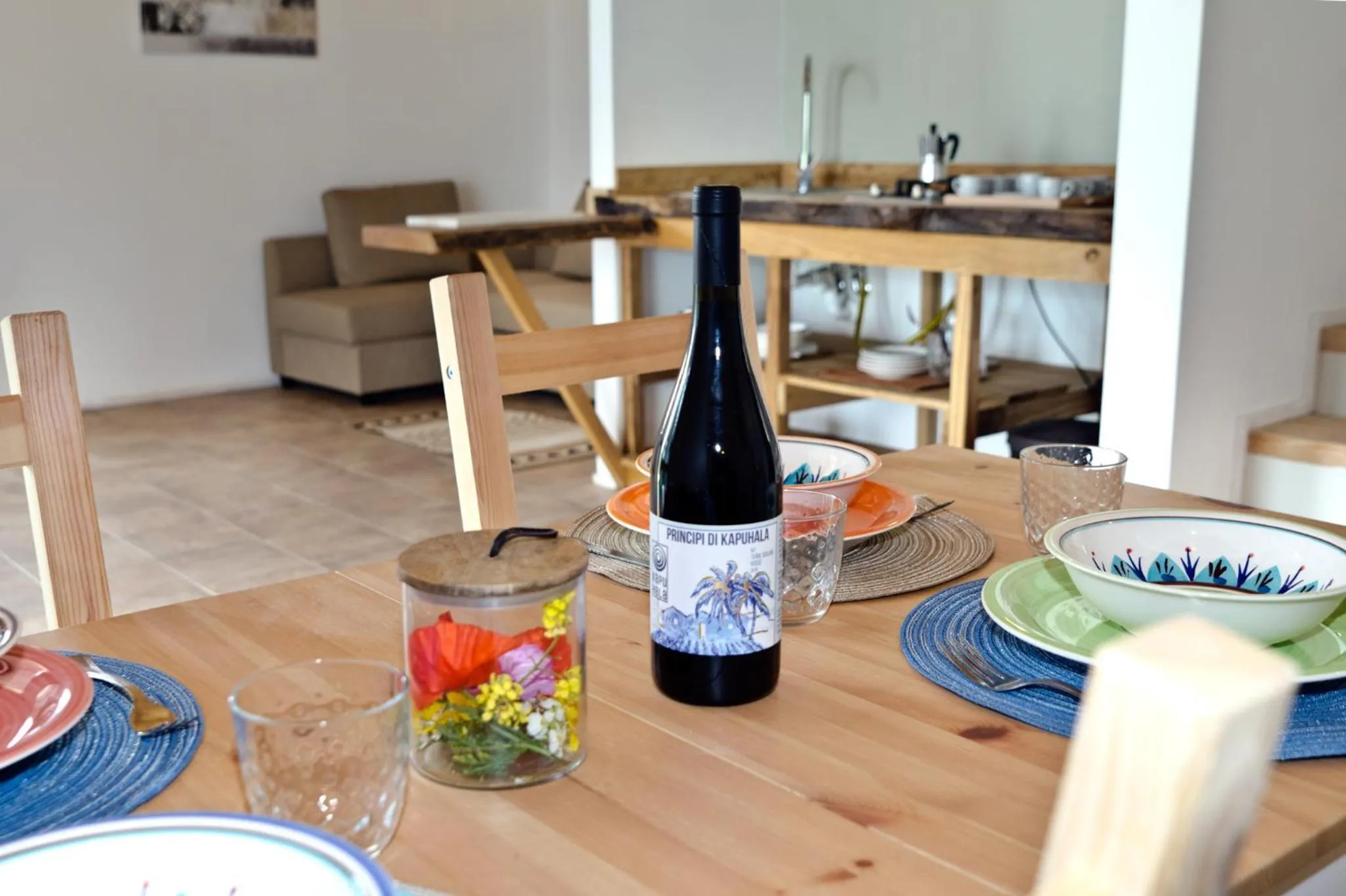 Kitchen or kitchenette in Kapuhala Sicily