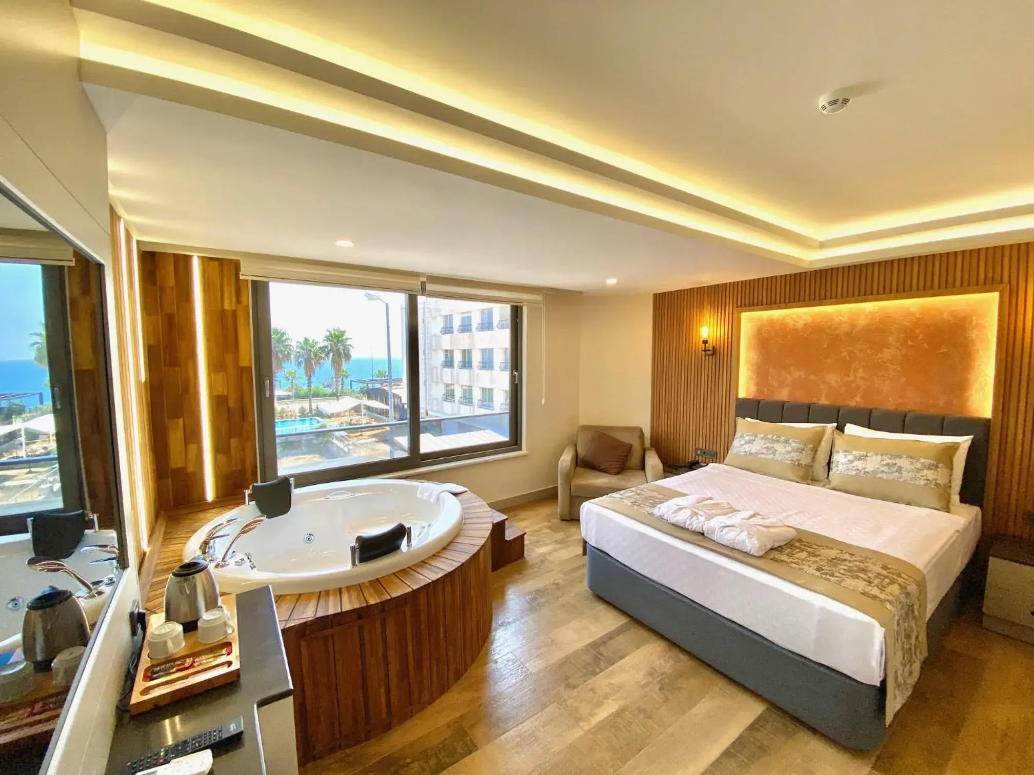 Deluxe Suite with Sea View in Green Beyza Suites Deluxe Suite with Sea View in Green Beyza Suites