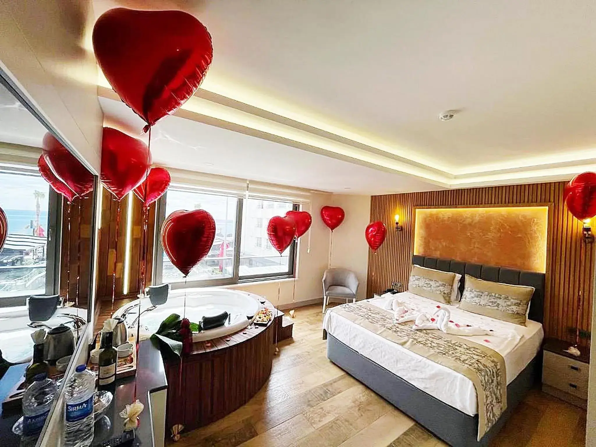 Massage, Bed in Green Beyza Suites Massage, Bed in Green Beyza Suites