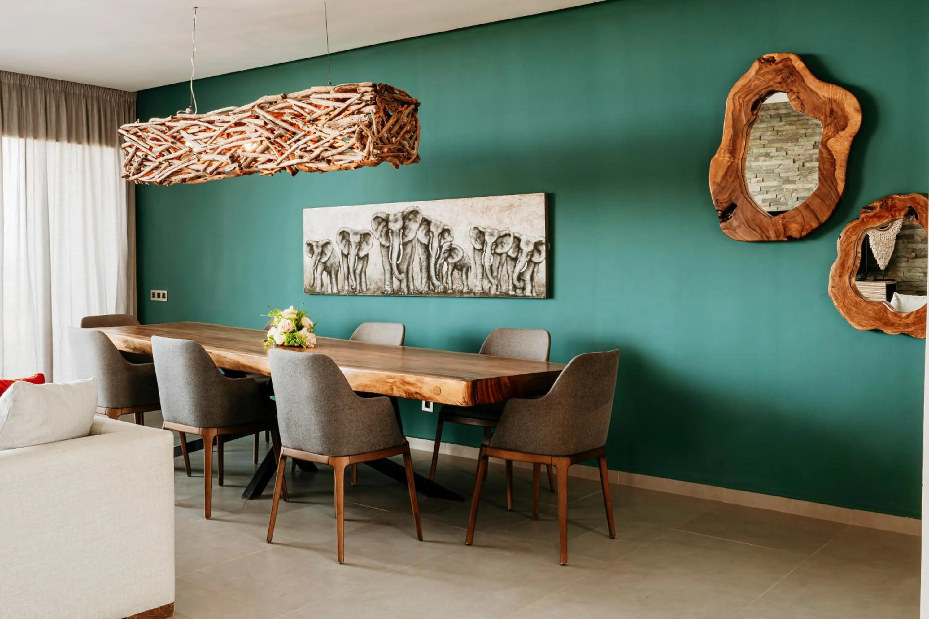 Dining area in Bavaro Beach Dakhla