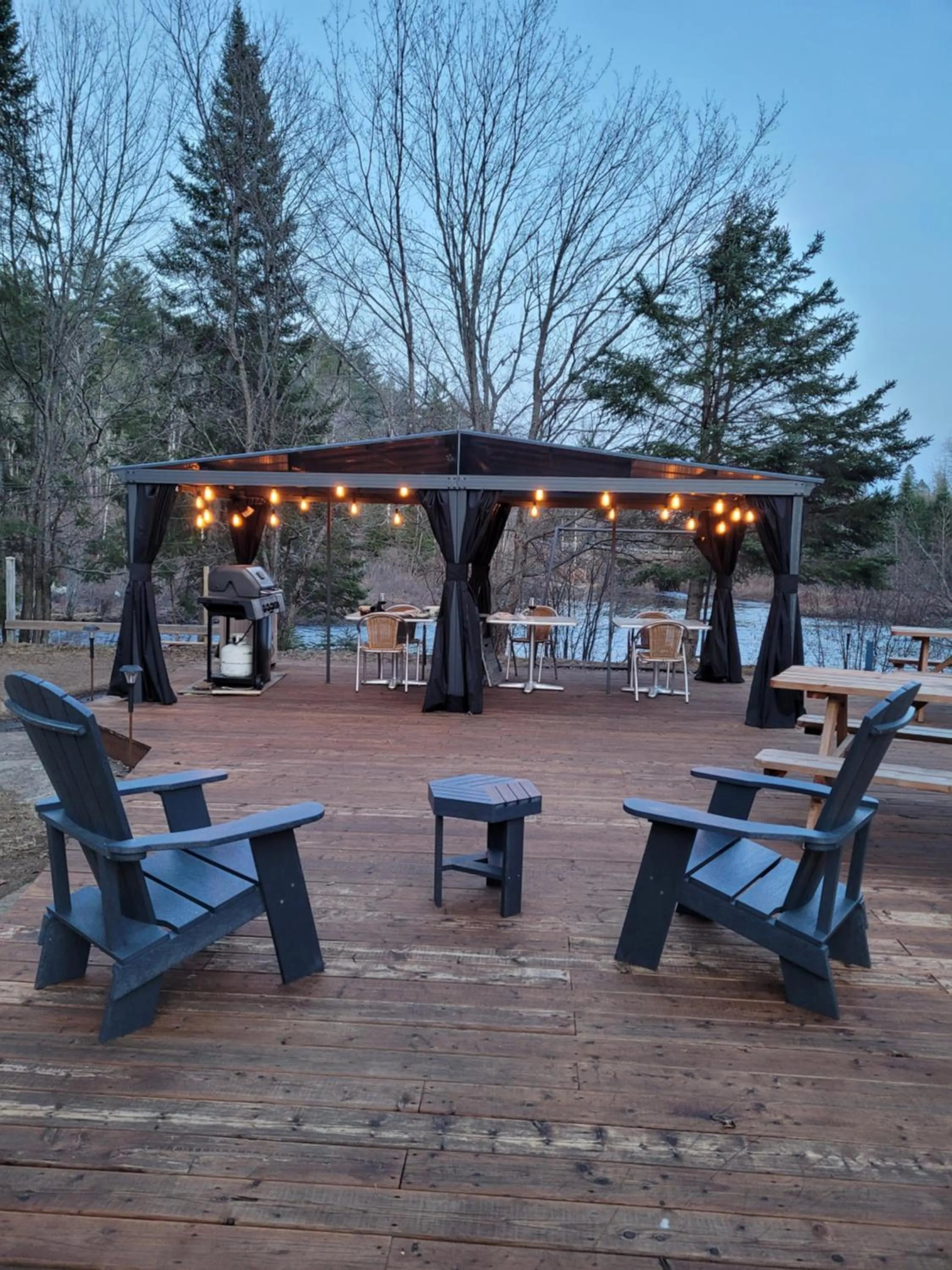 BBQ facilities in Oberge Inn Val-David