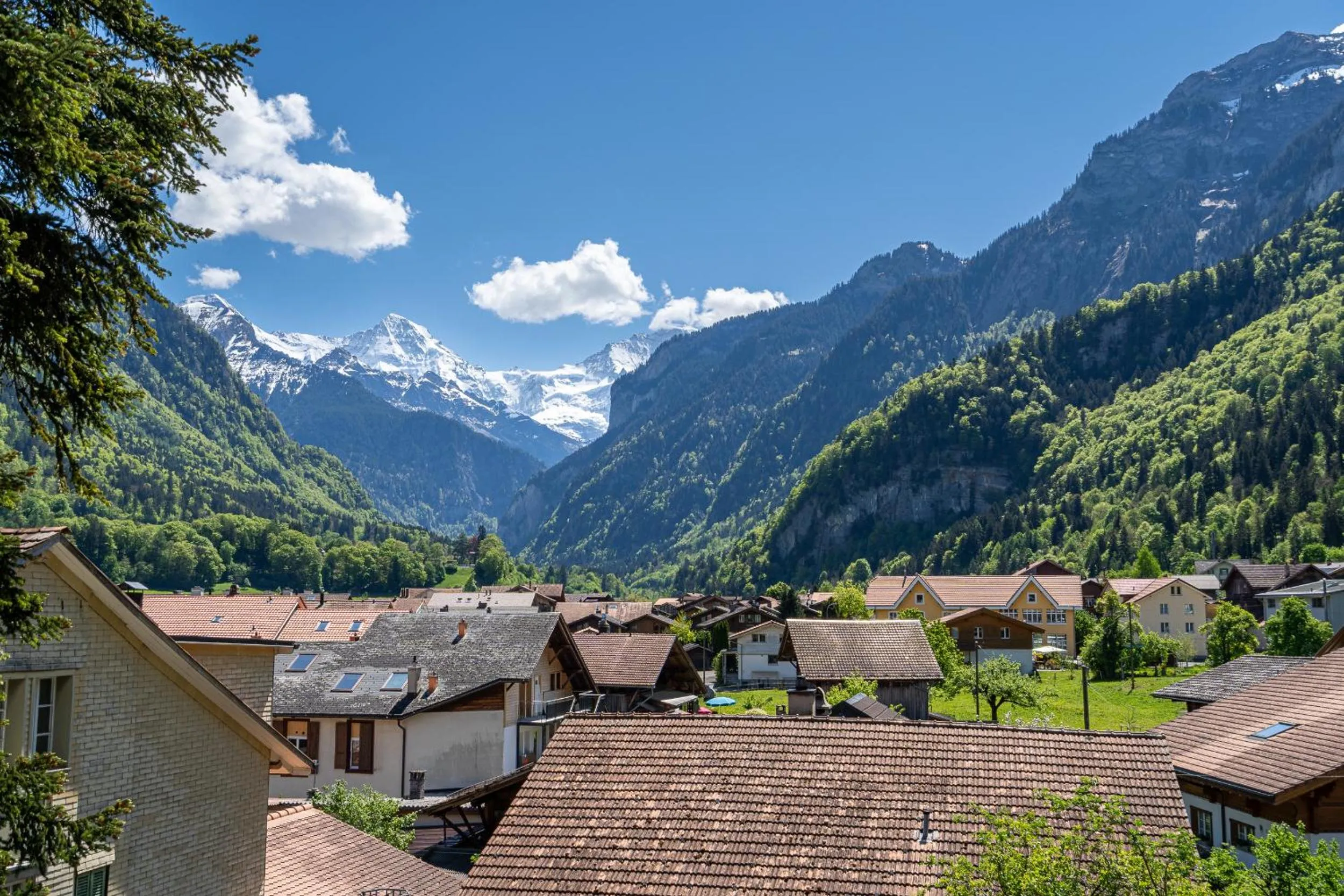 Mountain view in Alpenblick Hotel & Restaurant Wilderswil by Interlaken
