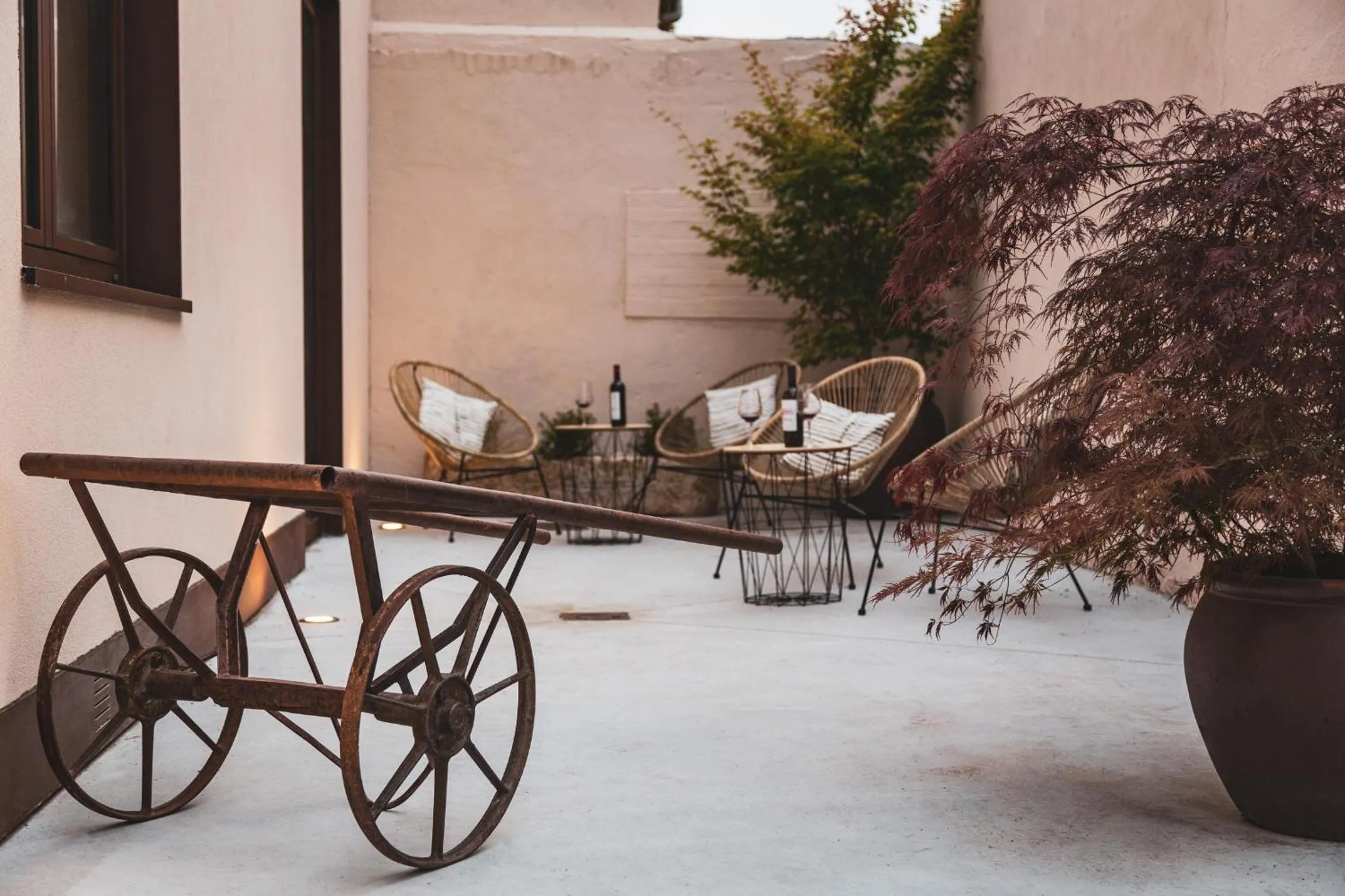 Patio in Hotel rural La Tejera