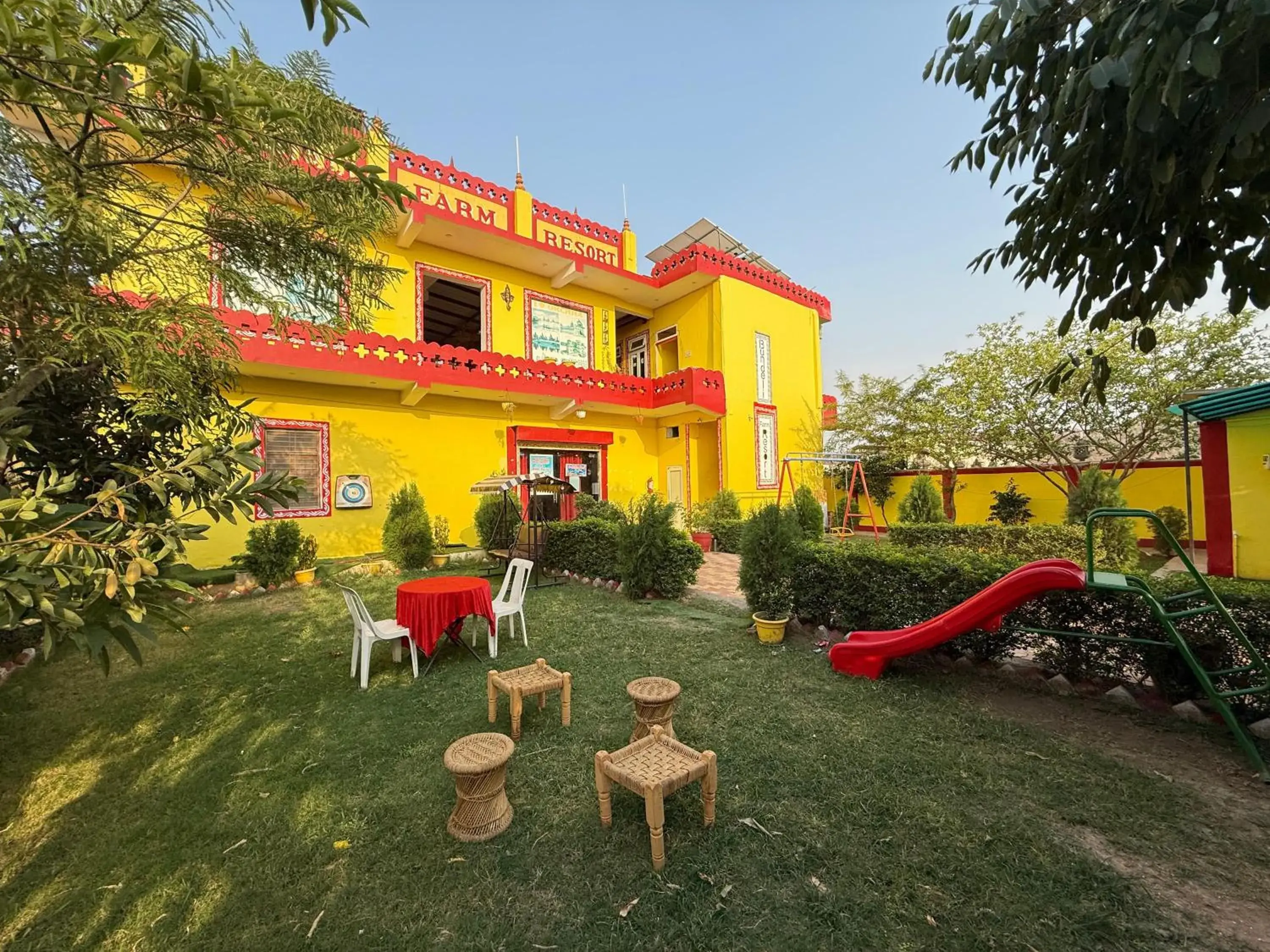 Property building in Bundeli Farm Resort & Banquet Orchha Property building in Bundeli Farm Resort & Banquet Orchha