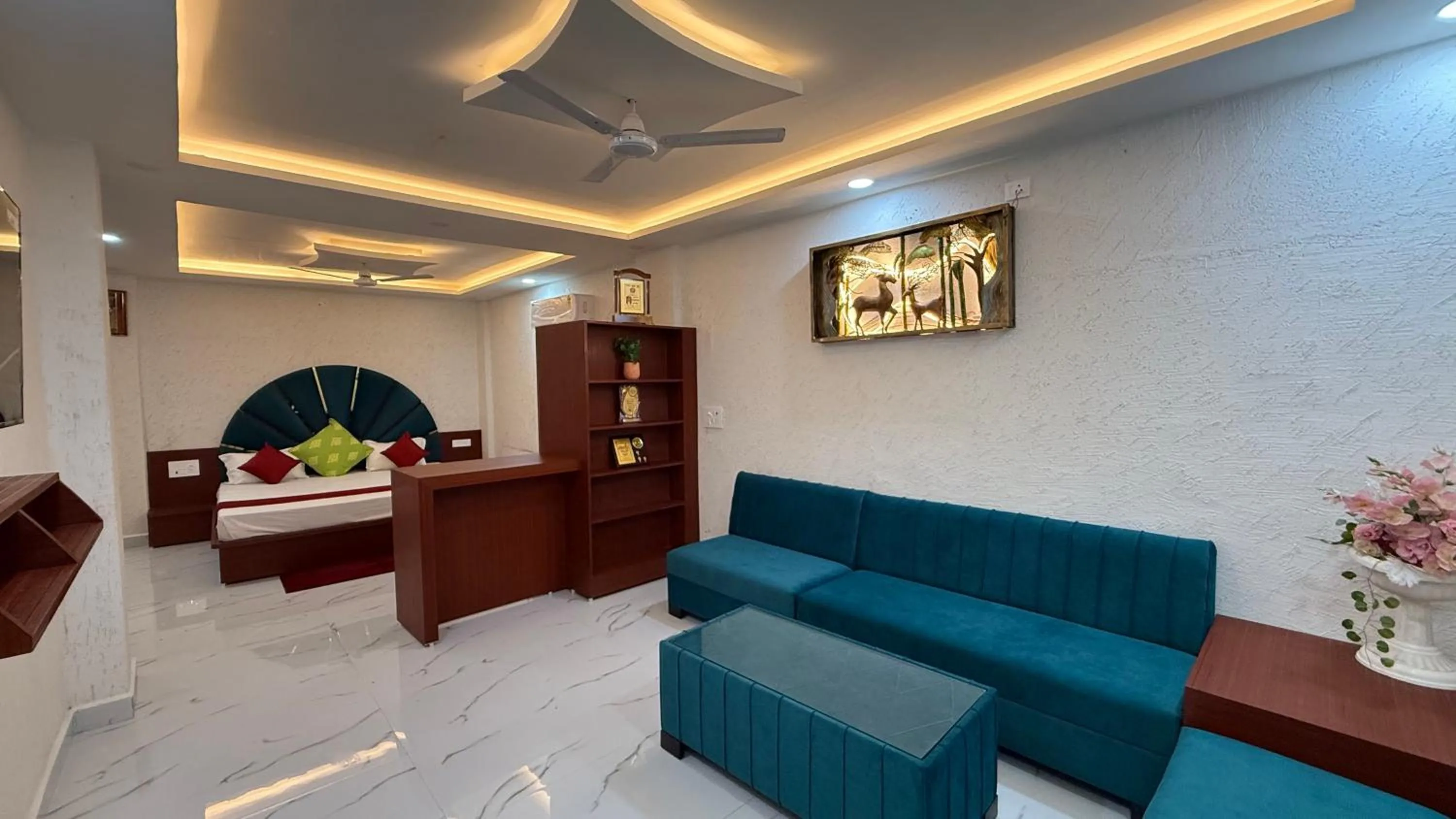 Living room in Bundeli Farm Resort & Banquet Orchha