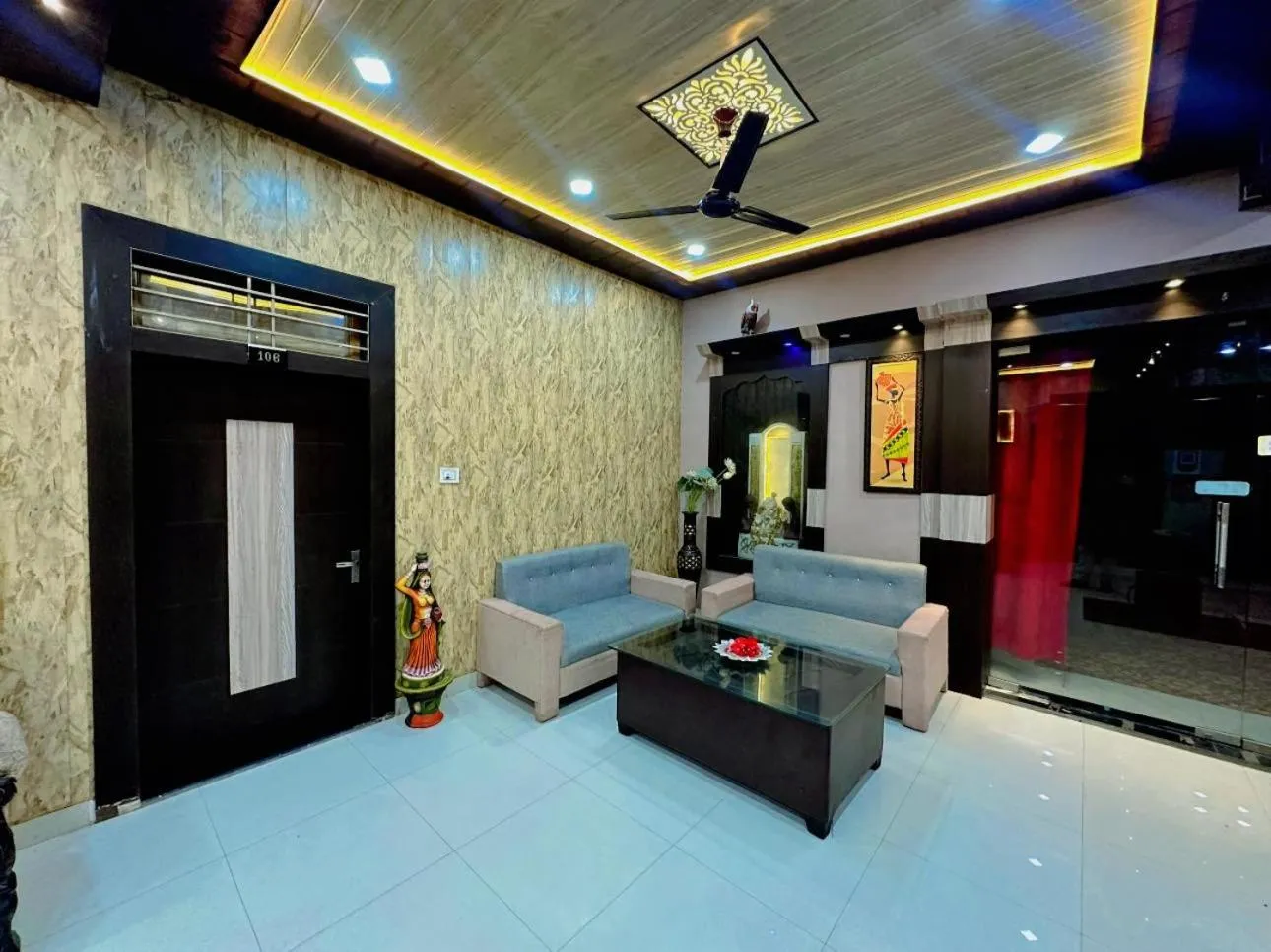 Living room in Bundeli Farm Resort & Banquet Orchha