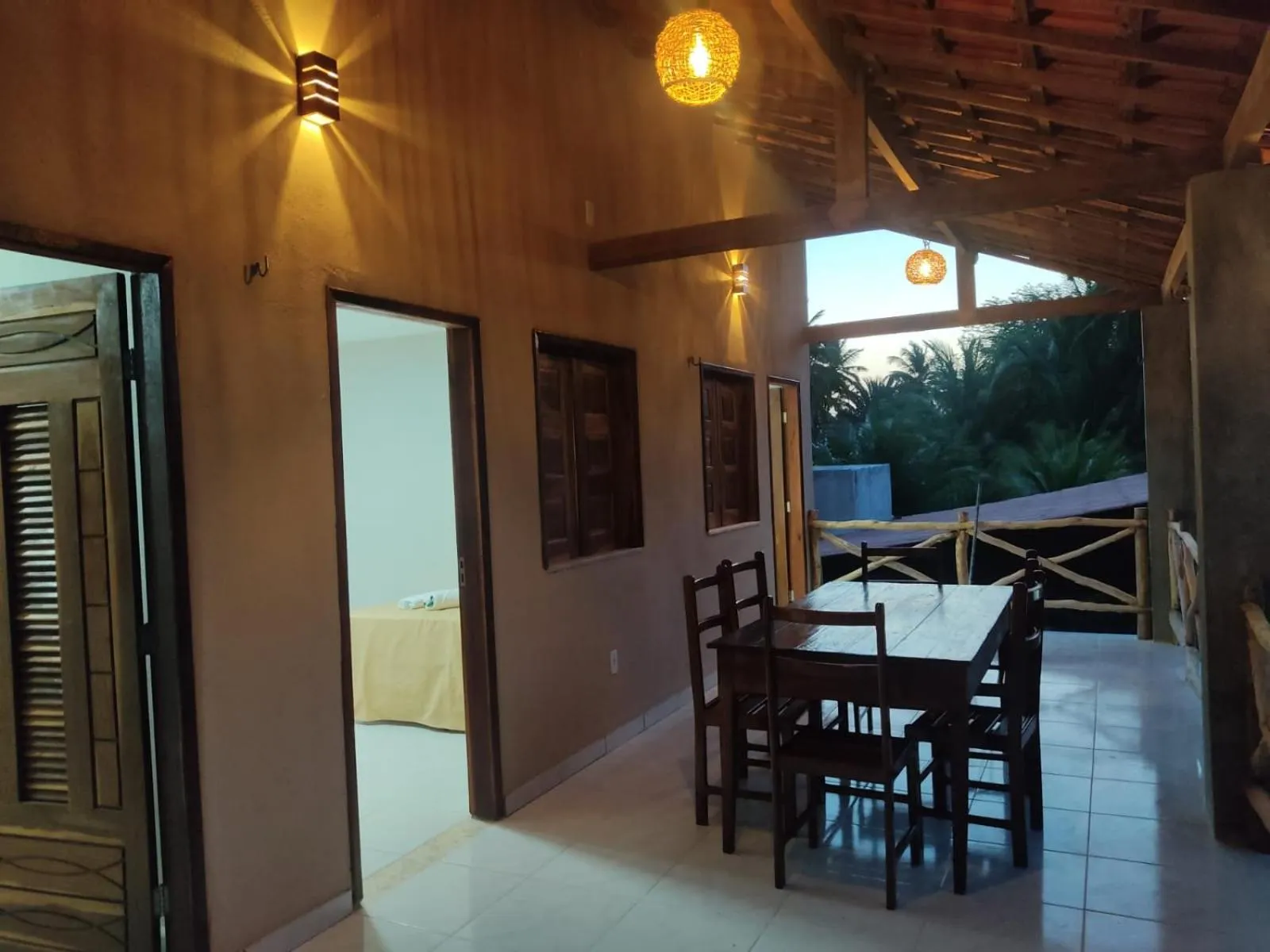 Balcony/Terrace in Pousada Recanto Beach