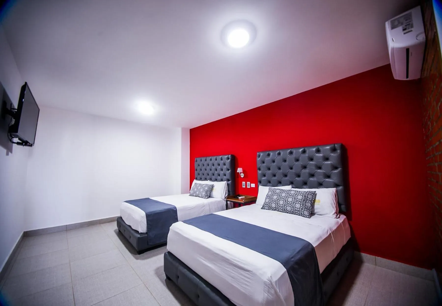 Bed in Hotel Jar8 Acuario enfrente al Acuario de Veracruz