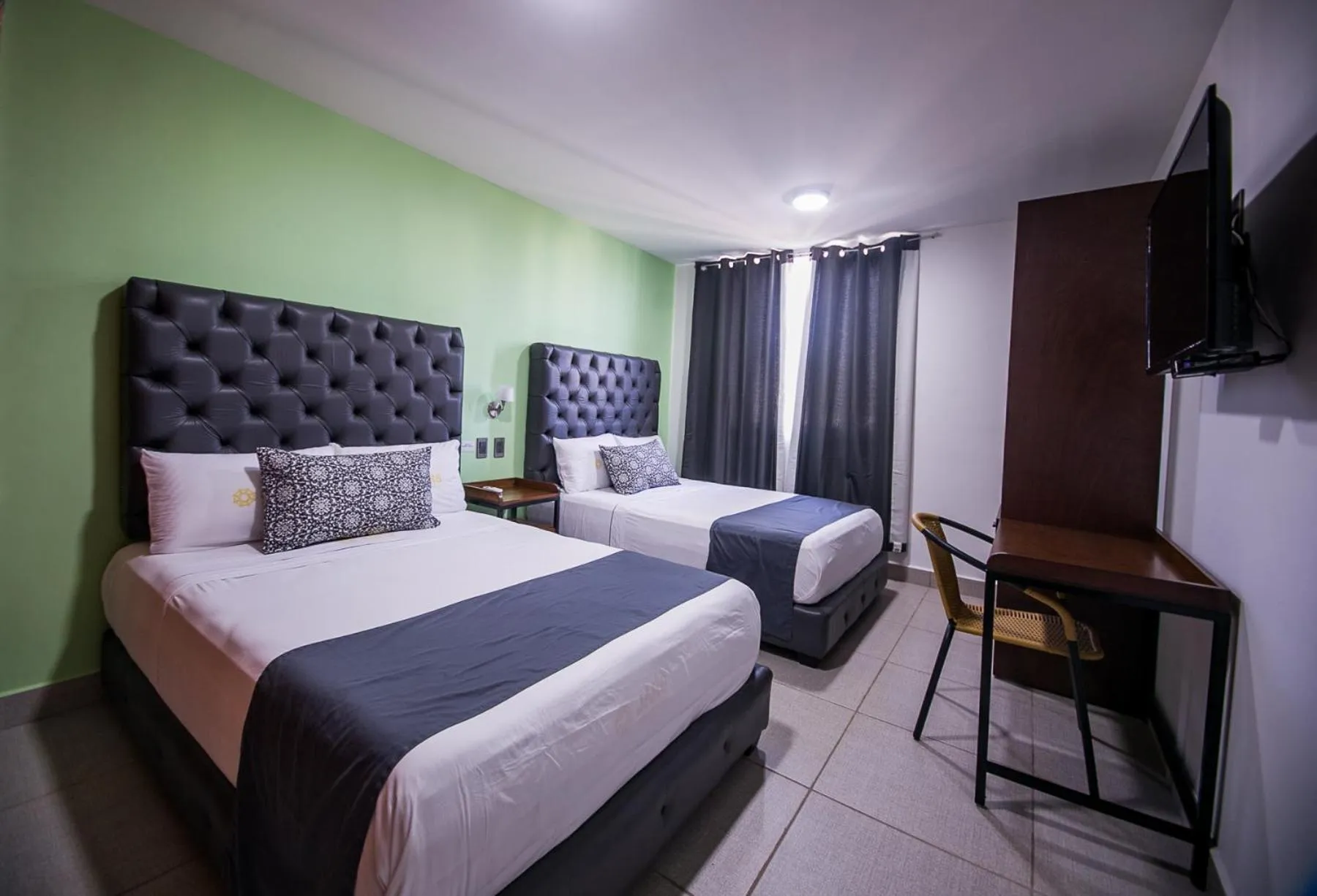 Bed in Hotel Jar8 Acuario enfrente al Acuario de Veracruz