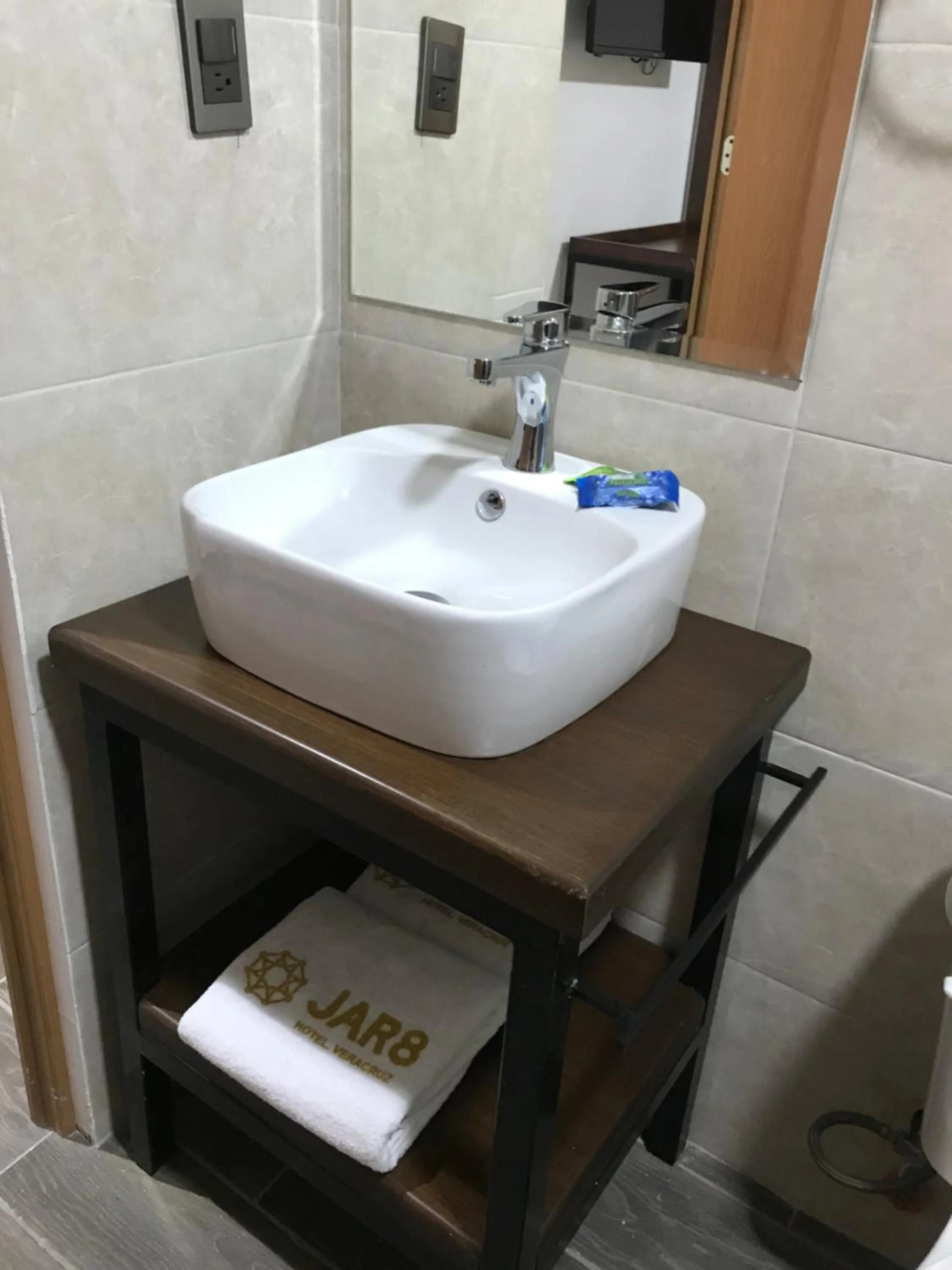 Bathroom in Hotel Jar8 Acuario enfrente al Acuario de Veracruz