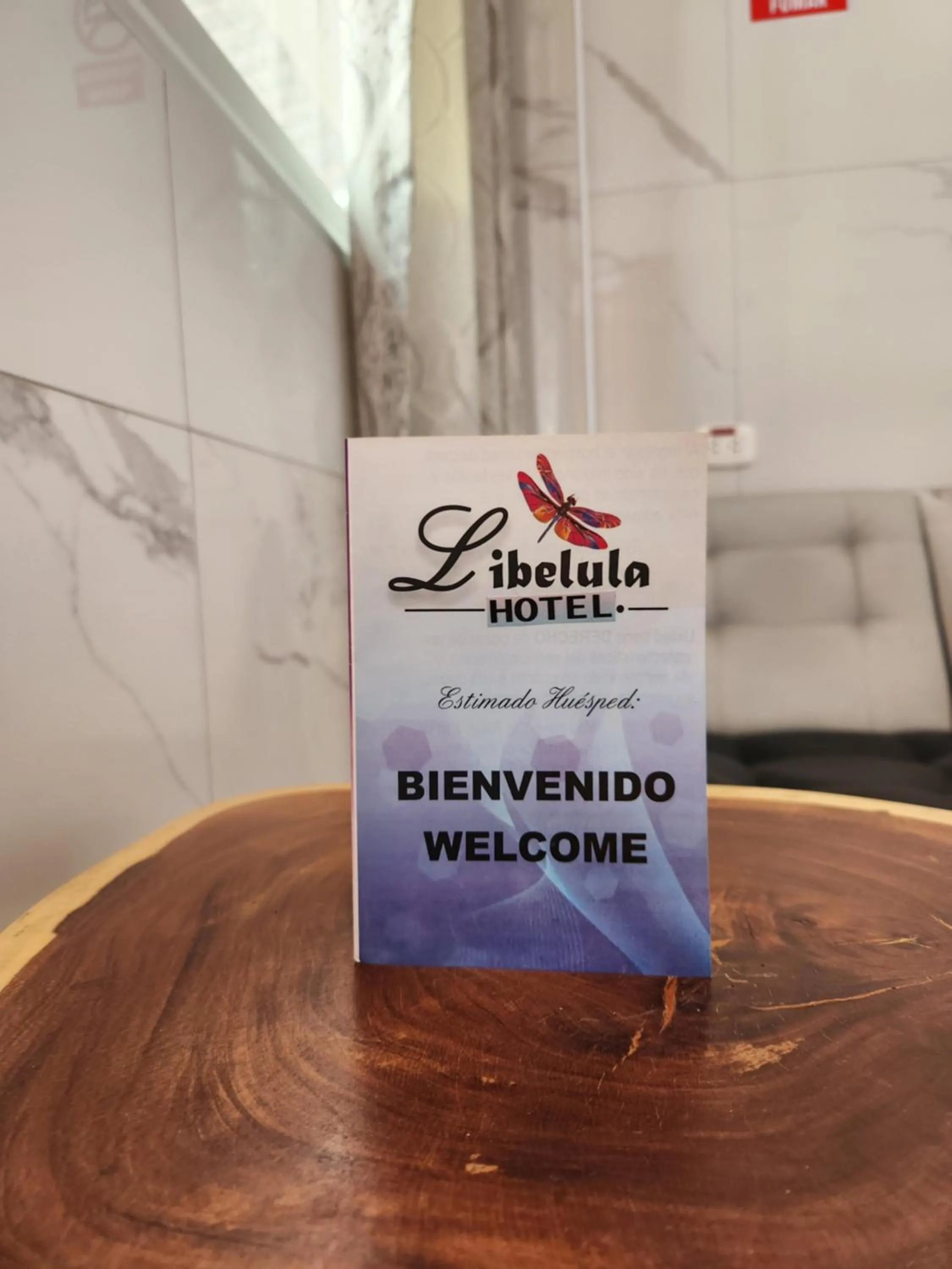 Logo/Certificate/Sign in Libélula Hotel