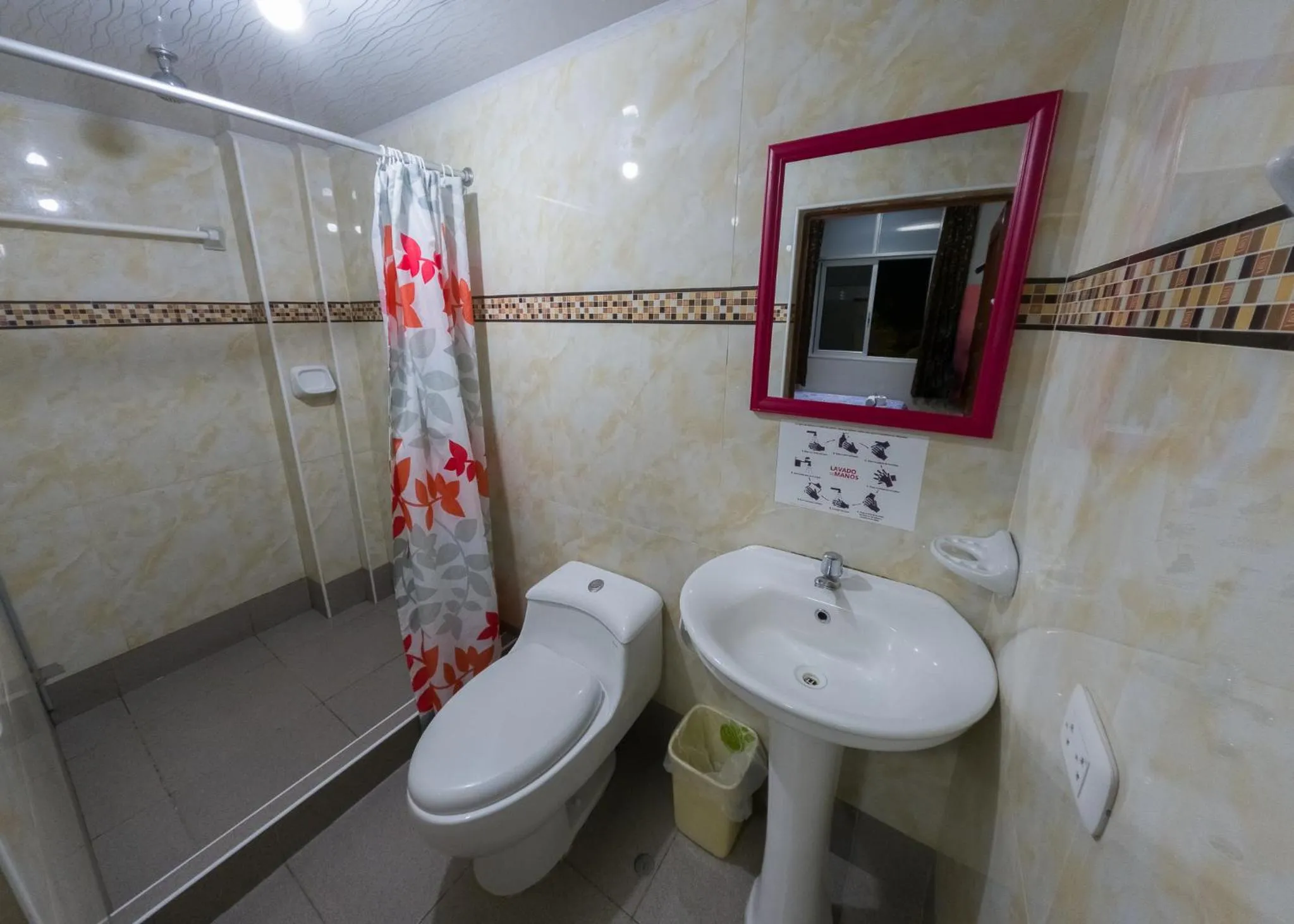 Bathroom in Libélula Hotel