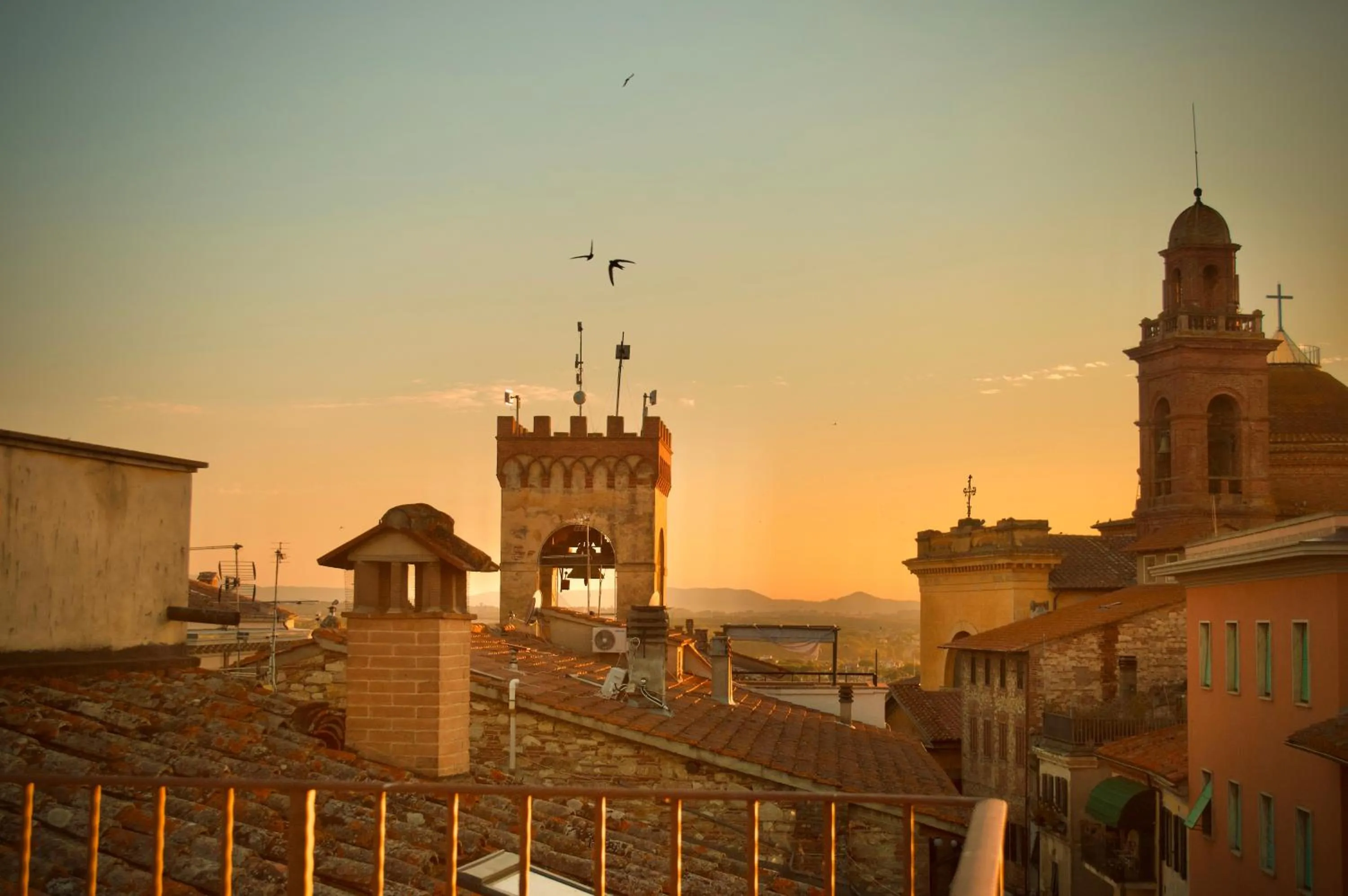 City view in Hotel Boutique Castiglione del Lago