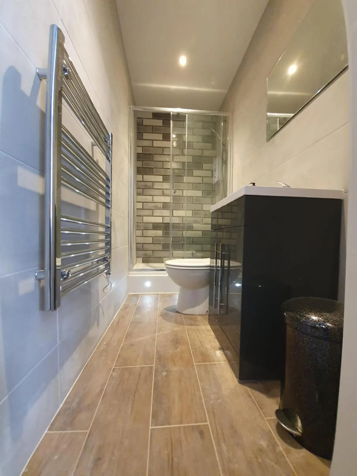 Bathroom in City Space